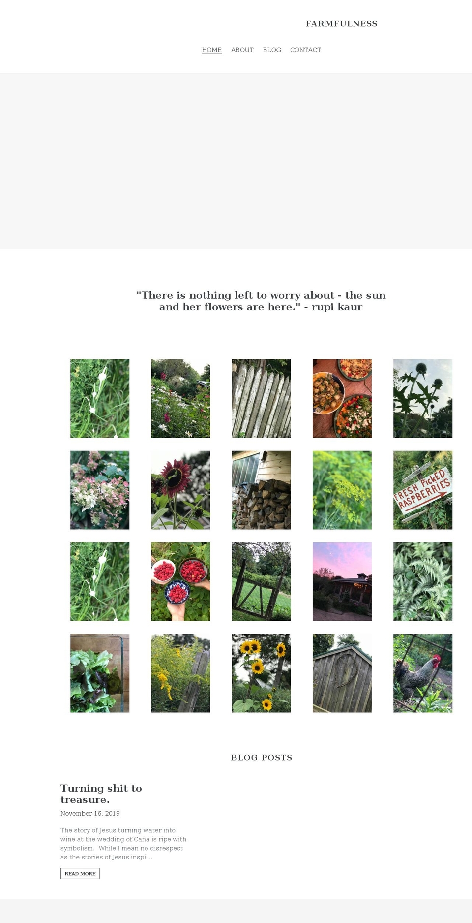 farmfulness.com shopify website screenshot