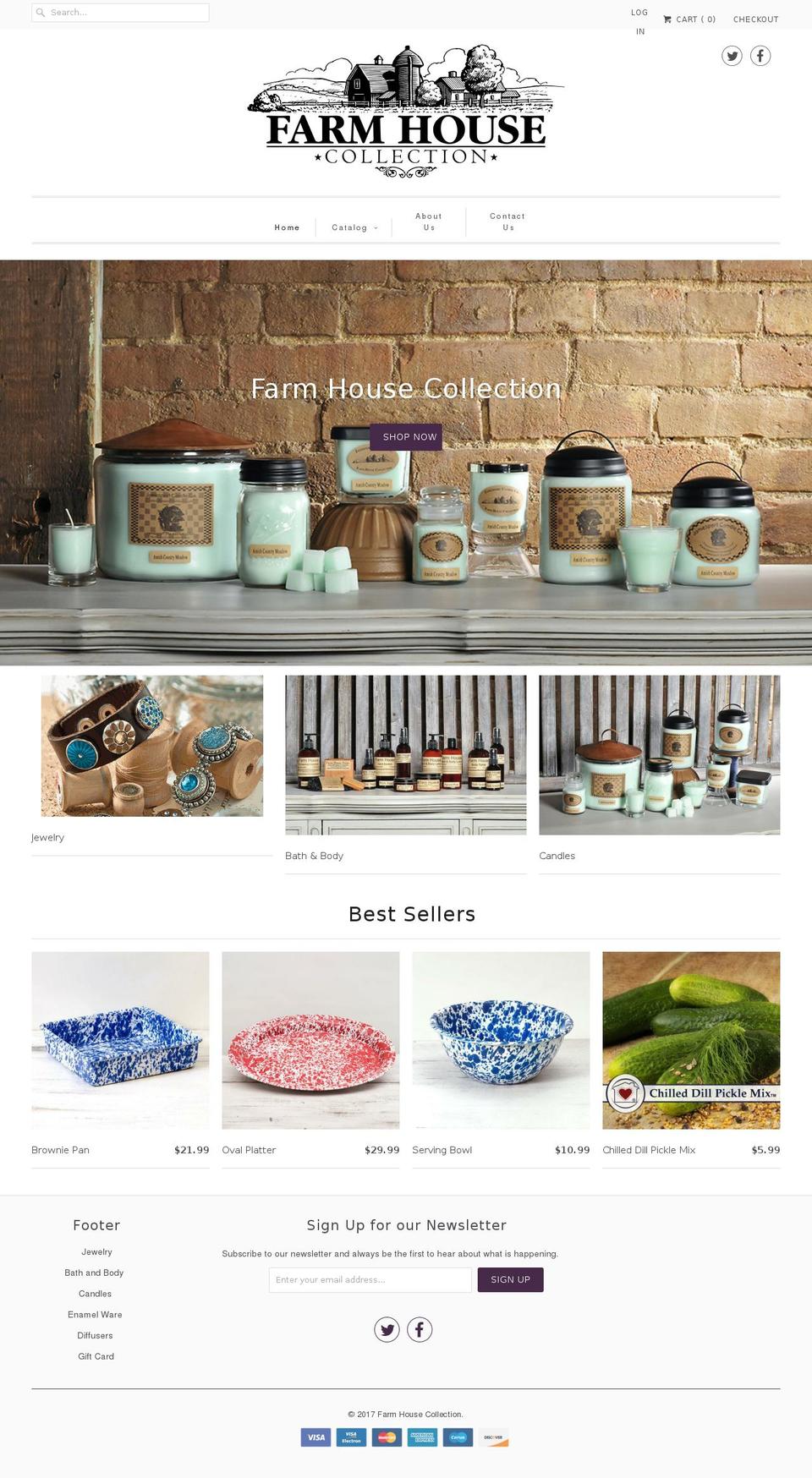 Jamesport Farmhouse Collection Shopify theme site example farmhousecollectionhamilton.com