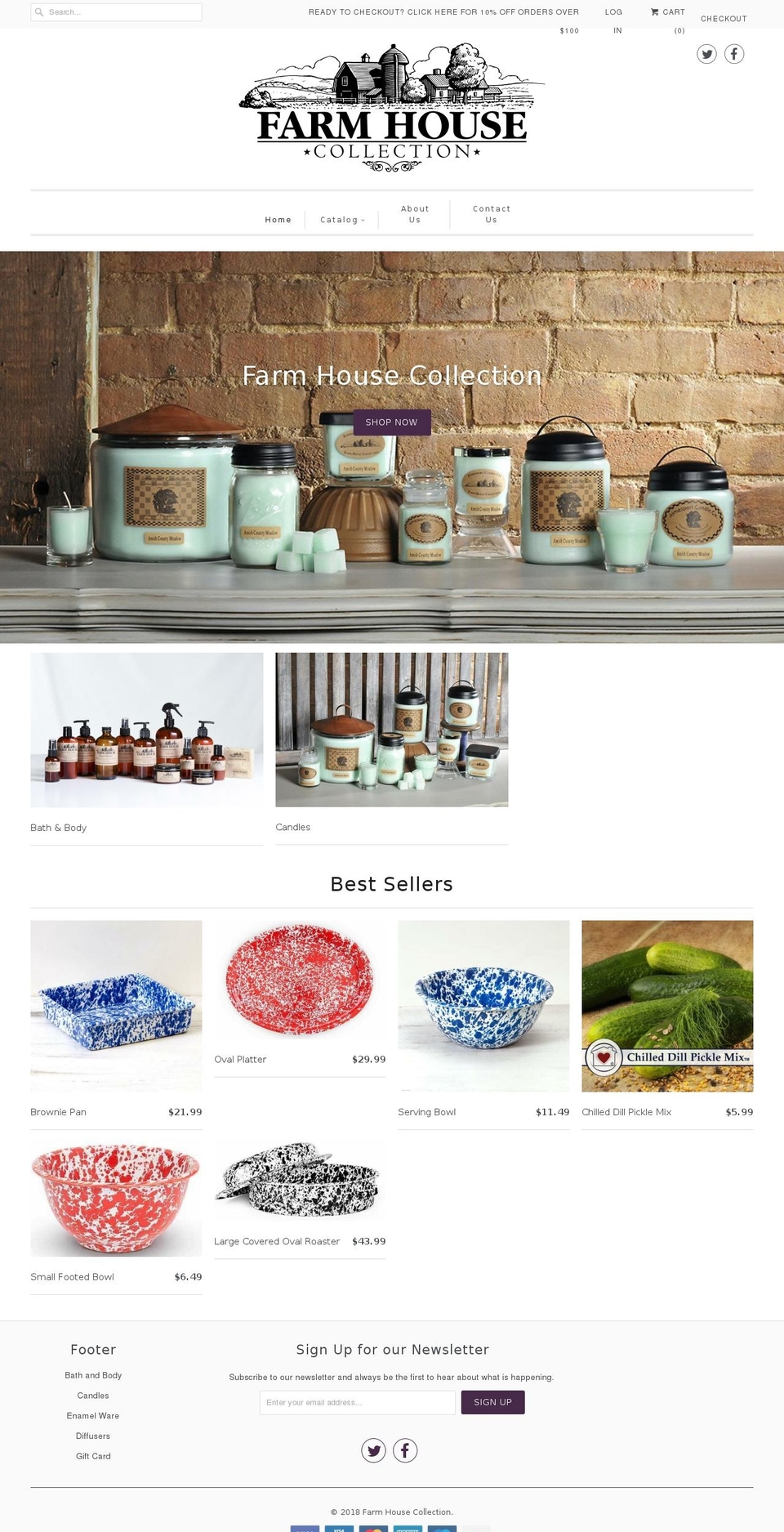 Jamesport Farmhouse Collection Shopify theme site example farmhousecollectionjamesport.com