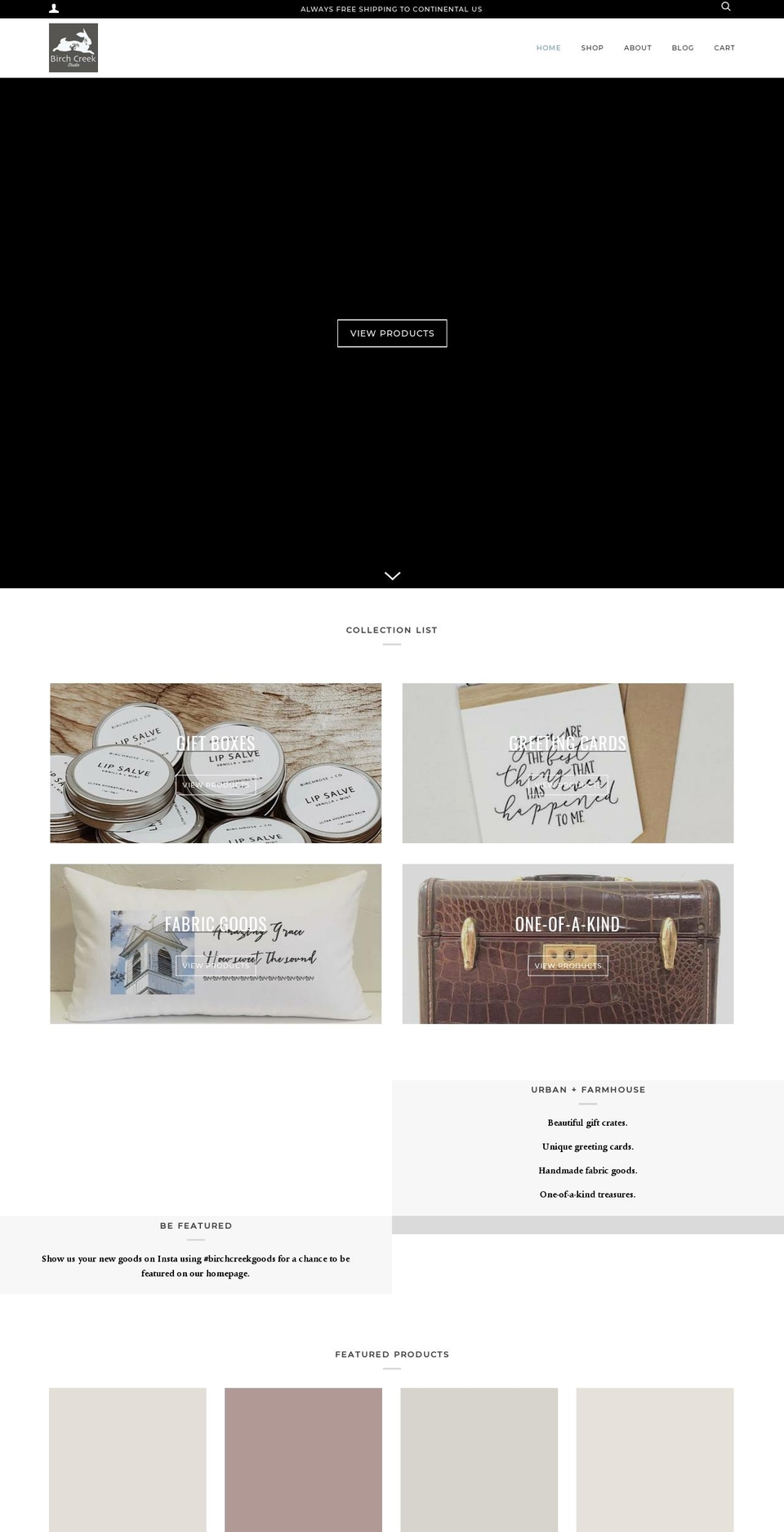 farmhousecrates.com — Shopify storefront screenshot