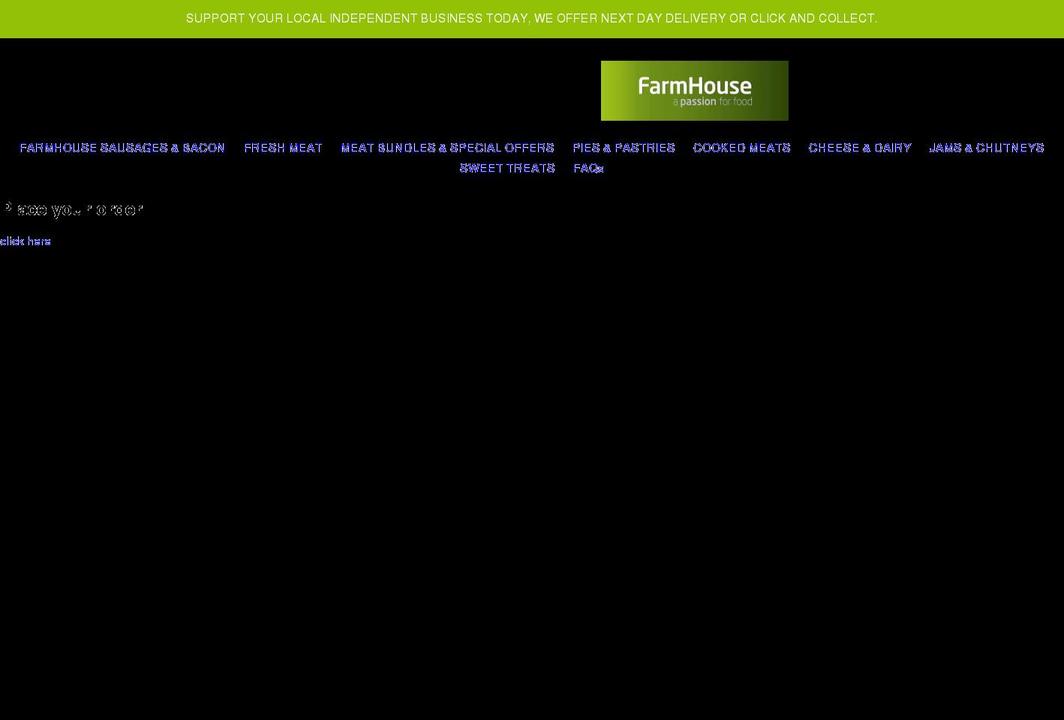 farmhousedeli.co.uk shopify website screenshot