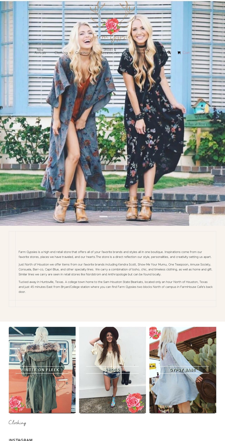 farmhousefunkandjunk.net shopify website screenshot