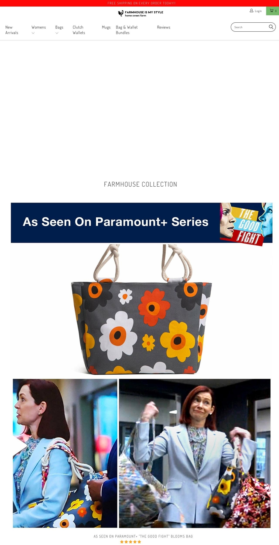 farmhouseismystyle.com shopify website screenshot