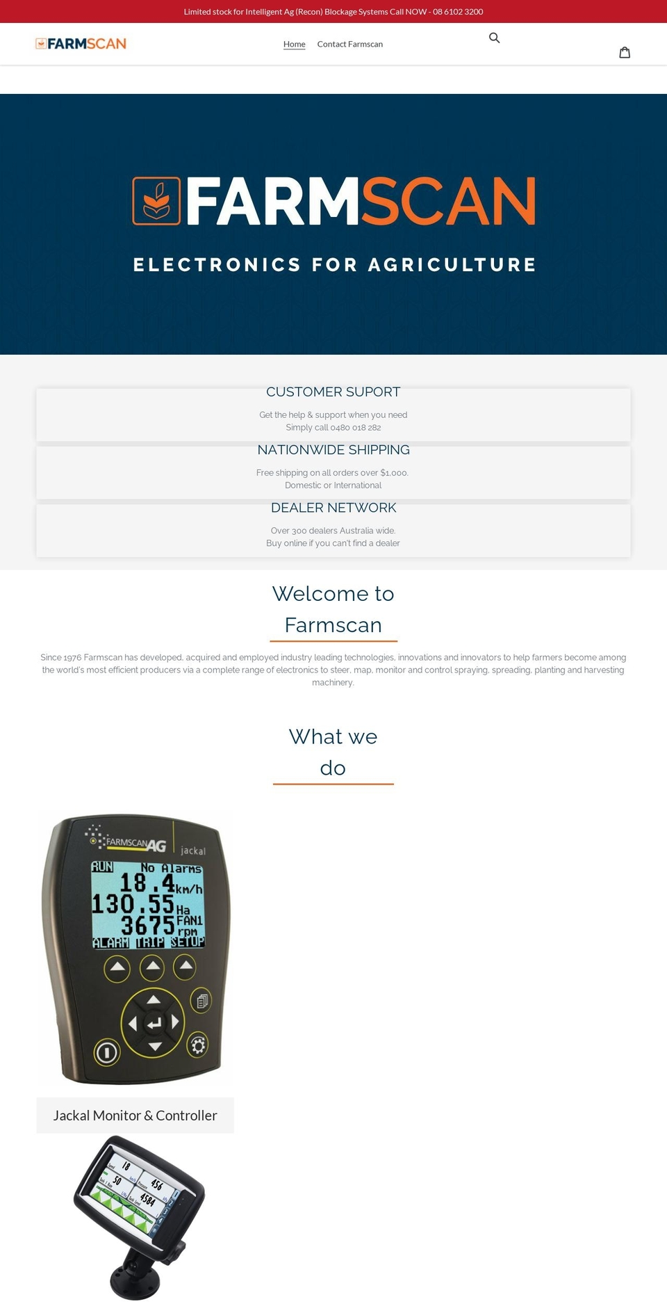 farmscan.com.au shopify website screenshot