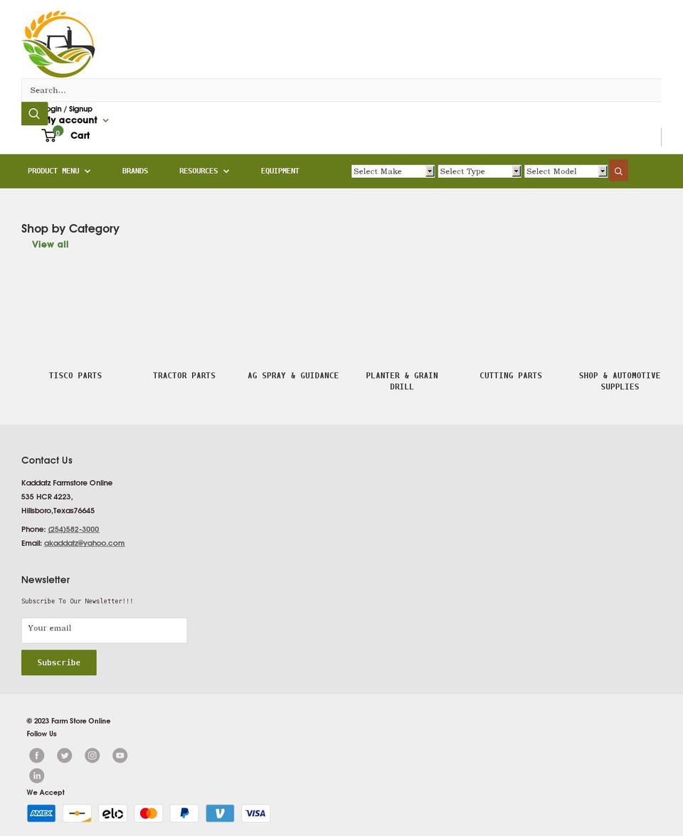 farmstore.online shopify website screenshot