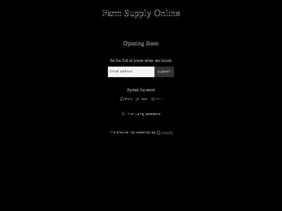 farmsupplyonline.com — Shopify storefront screenshot