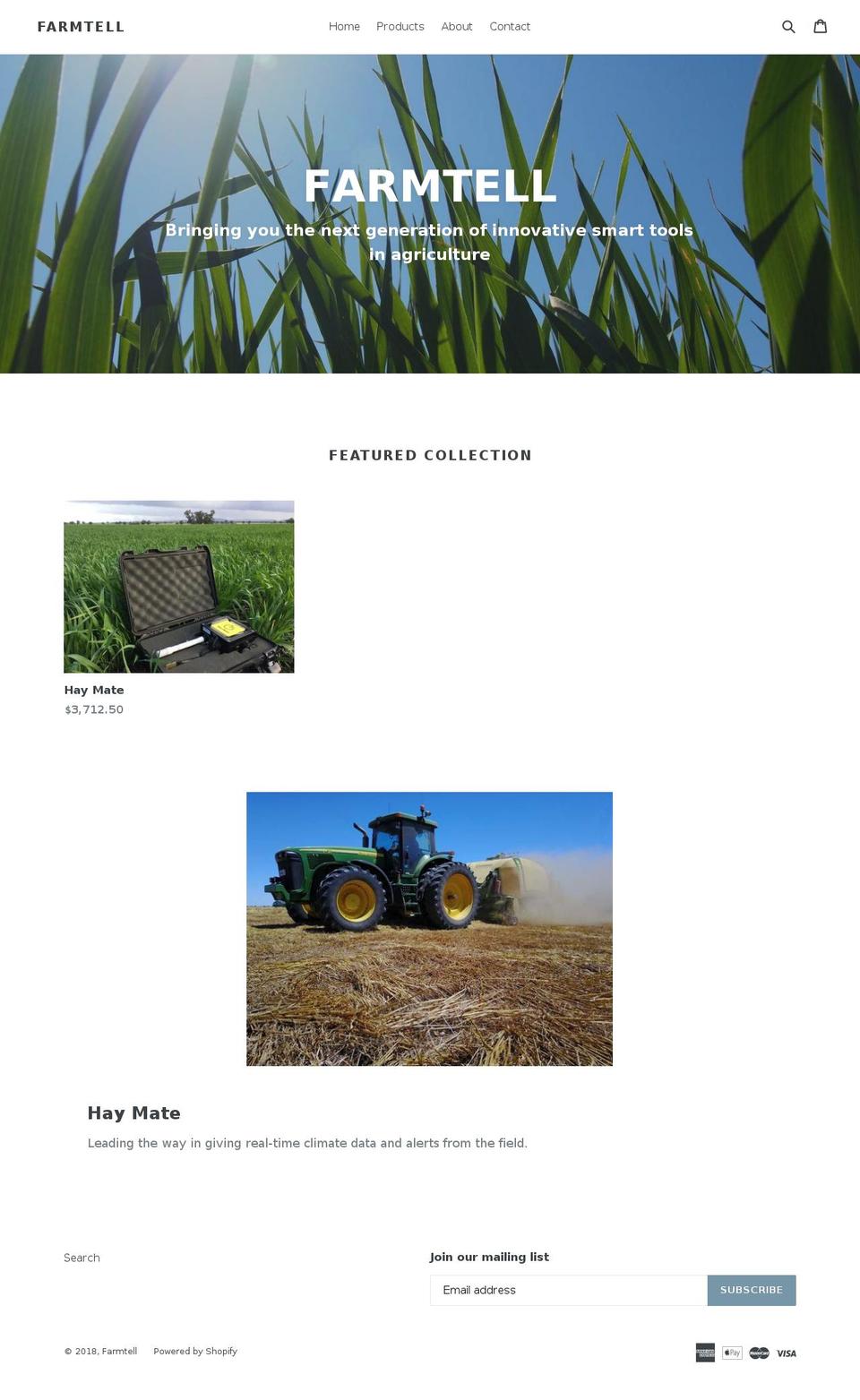 farmtell.com — Shopify storefront screenshot