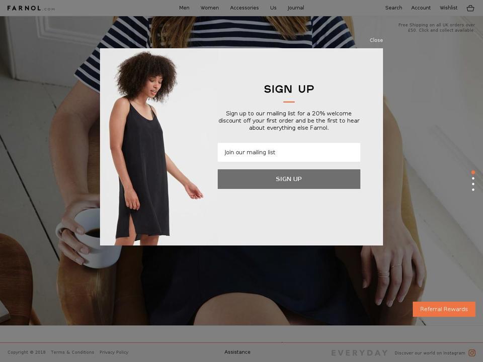 Copy of Live Shopify theme site example farnol.com