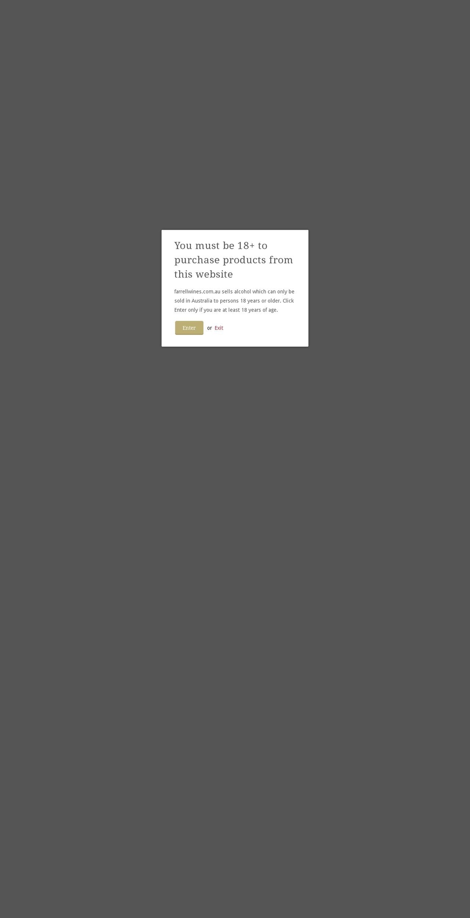 farrellwines.com.au shopify website screenshot