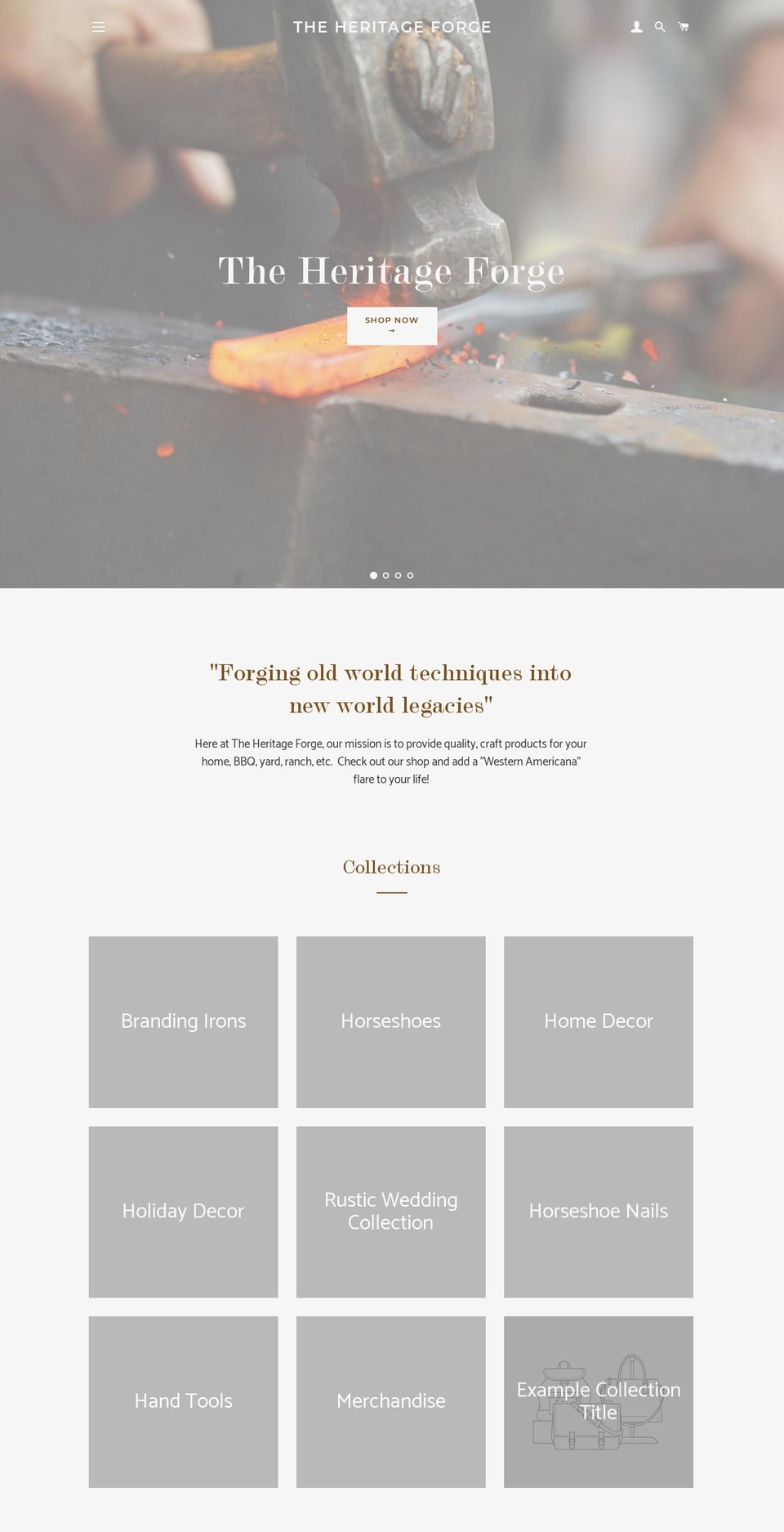 farriersfoe.com — Shopify storefront screenshot
