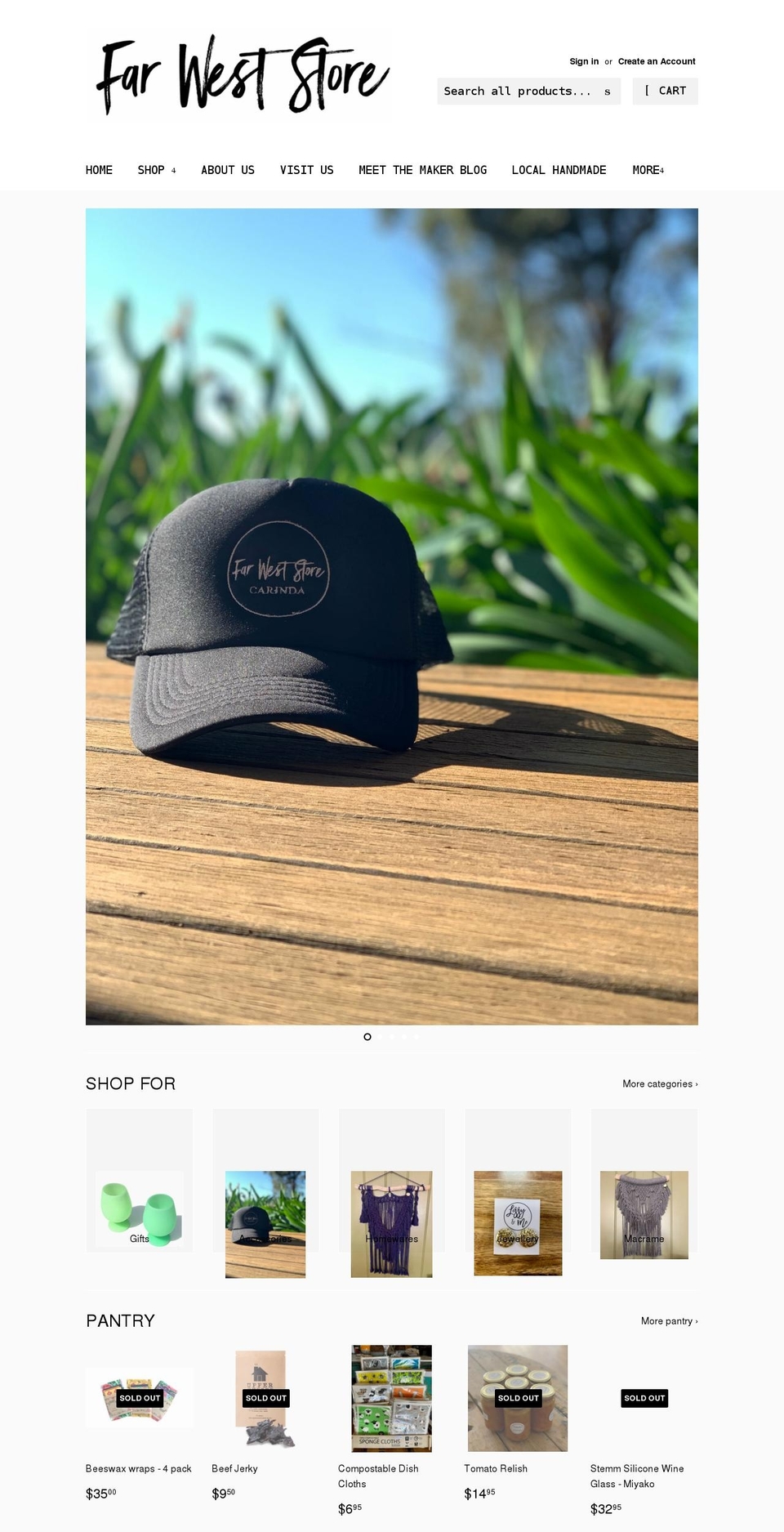 Website Theme Shopify theme site example farweststorecarinda.com