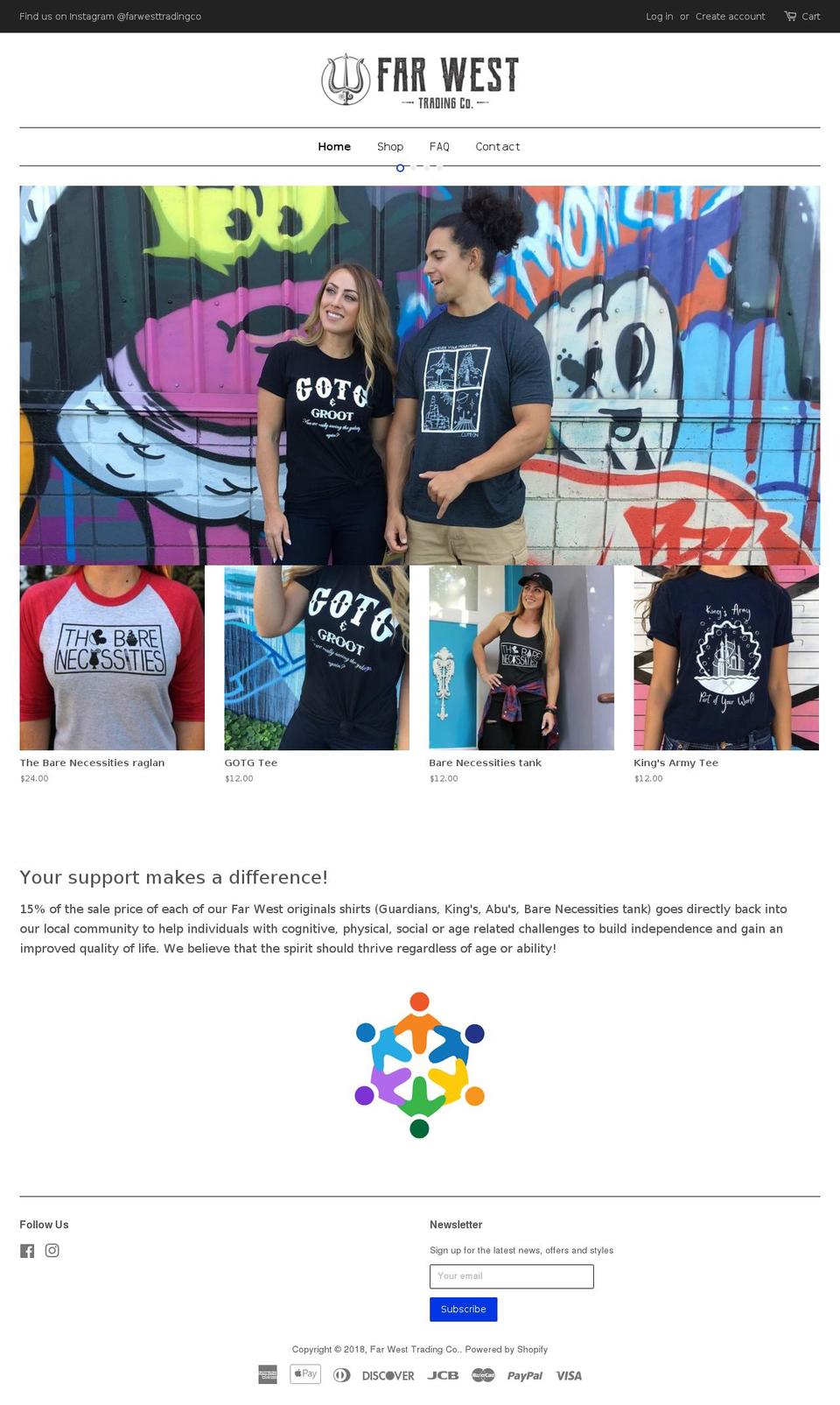 farwesttc.com — Shopify storefront screenshot