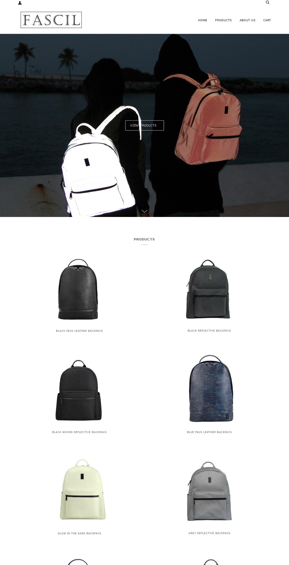 fascil.com shopify website screenshot