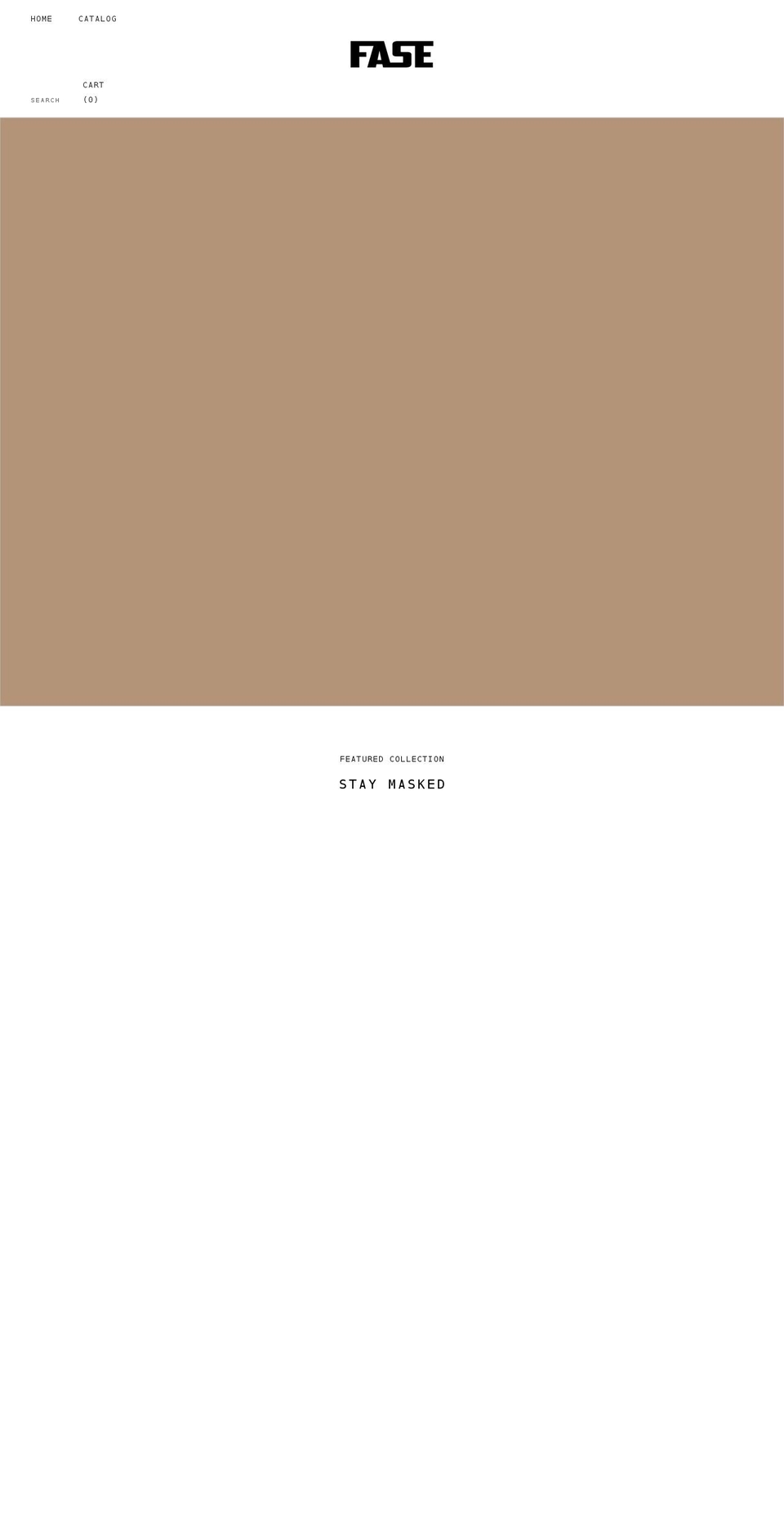 fasecompany.com shopify website screenshot