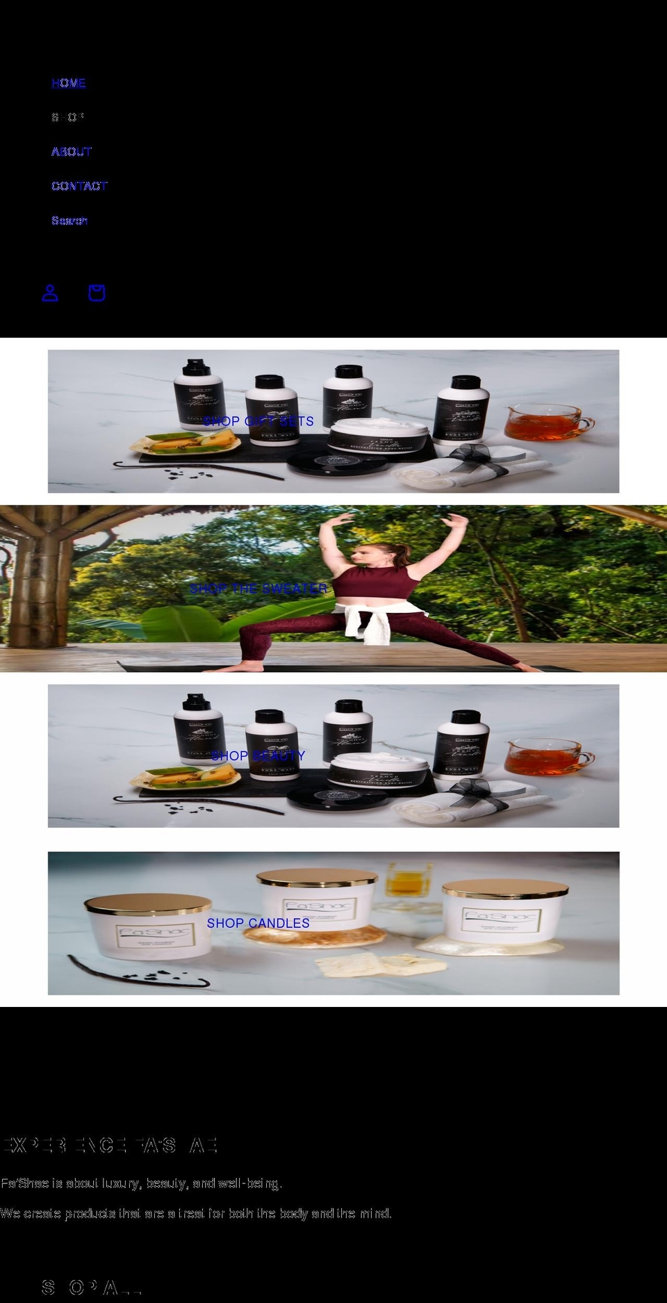 fashae.com shopify website screenshot