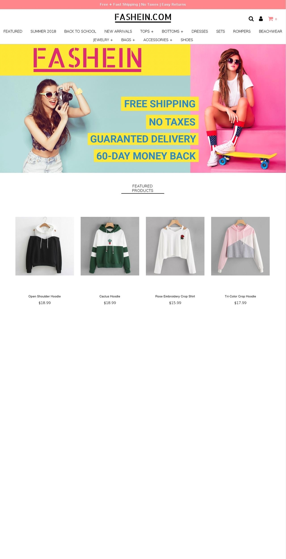 fashein.com — Shopify storefront screenshot