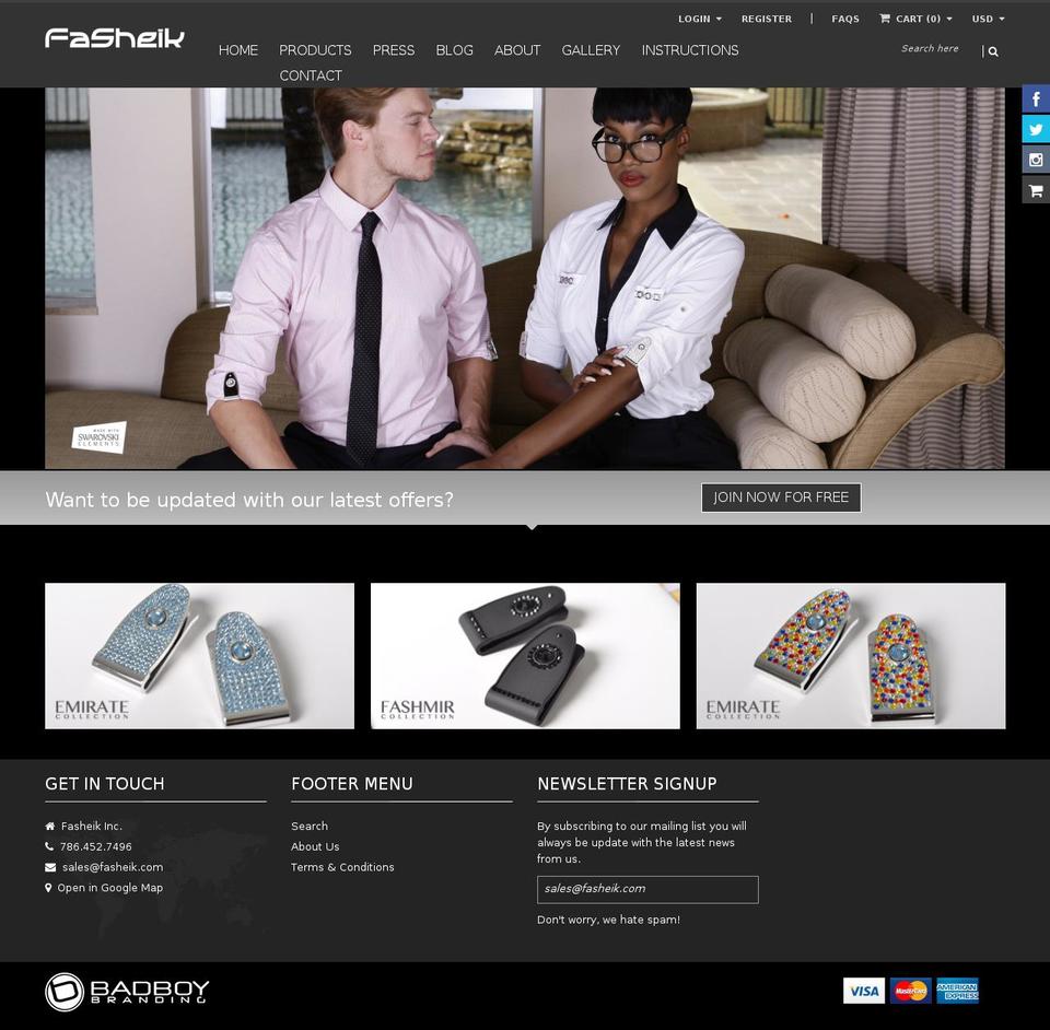 one-quickshop-v1-3-0 Shopify theme site example fashiekh.com