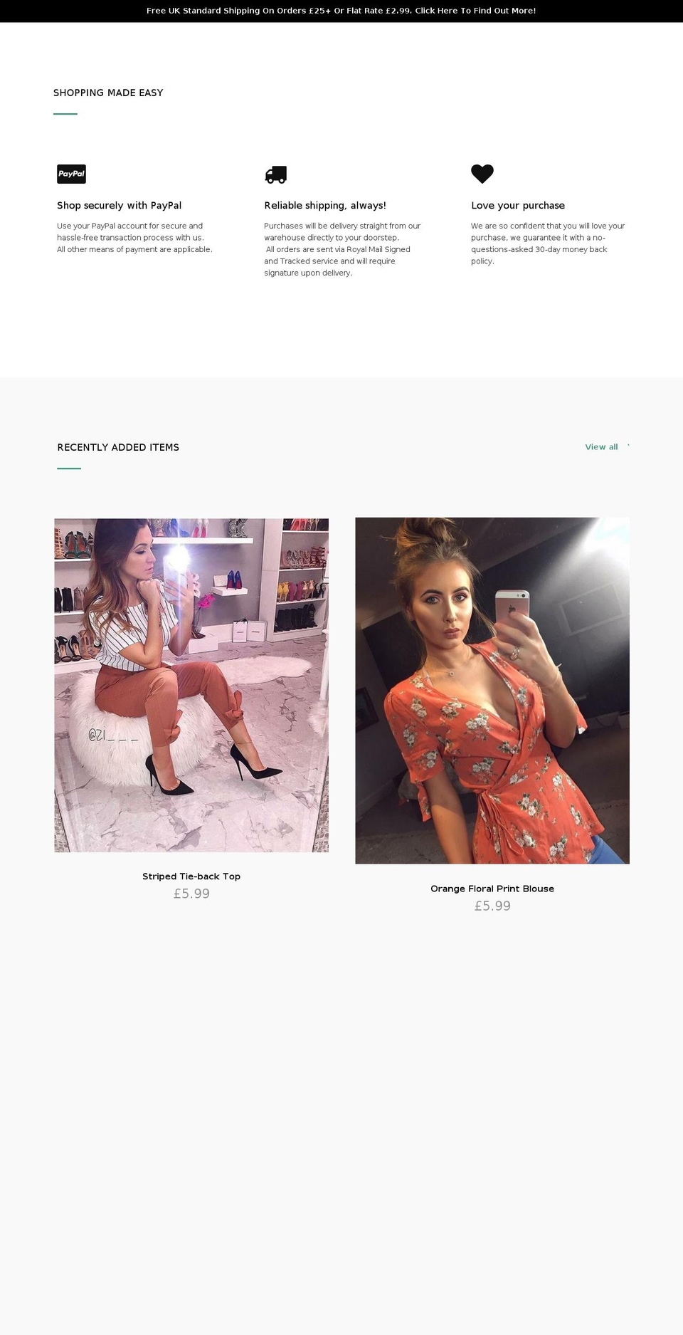 fashion-avenue-boutique.com — Shopify storefront screenshot