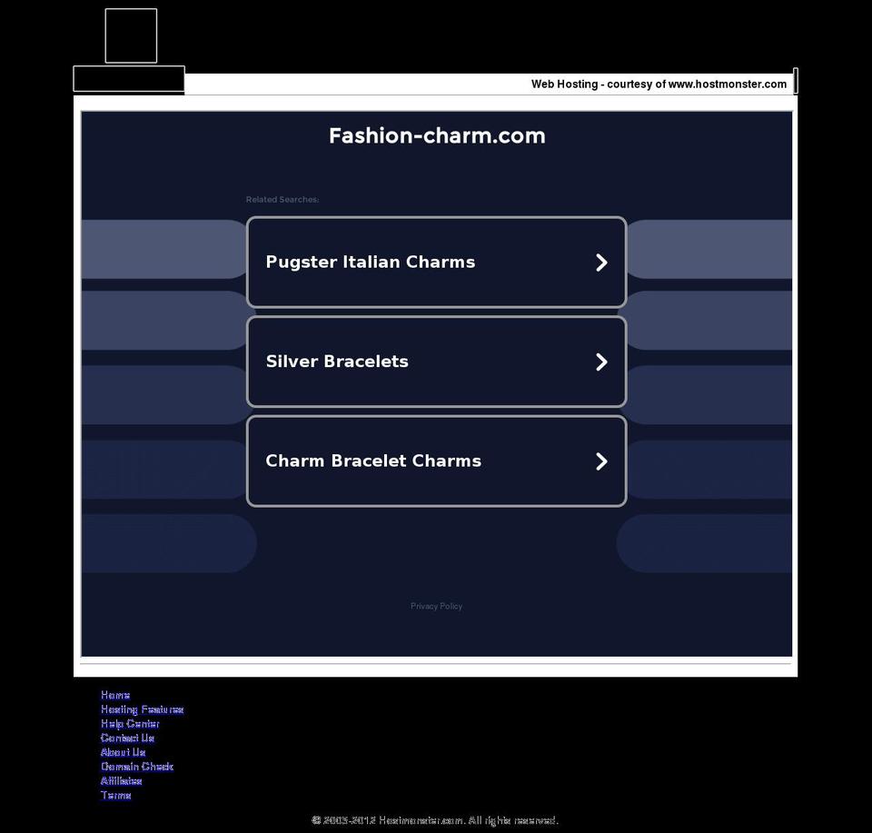 fashion-charm.com — Shopify storefront screenshot