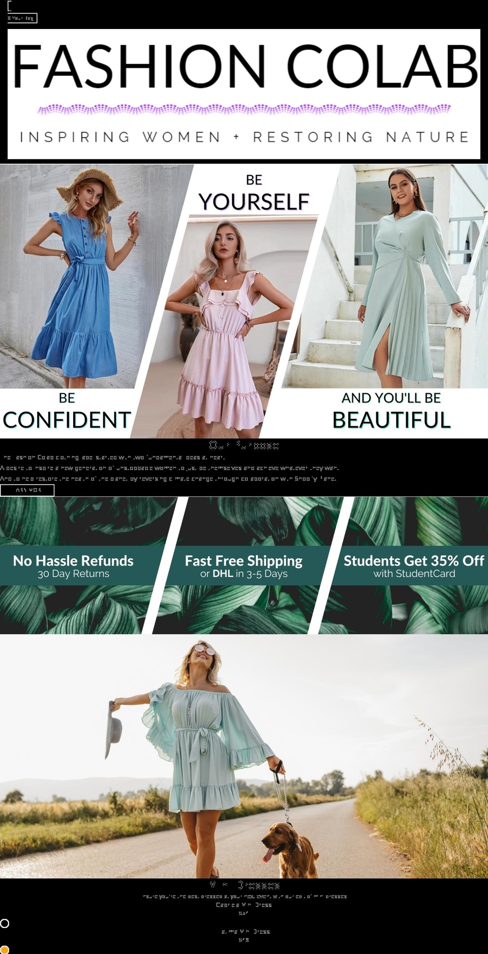 fashion-colab.com shopify website screenshot