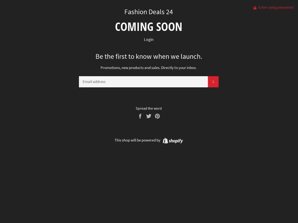 fashion-deals24.com — Shopify storefront screenshot
