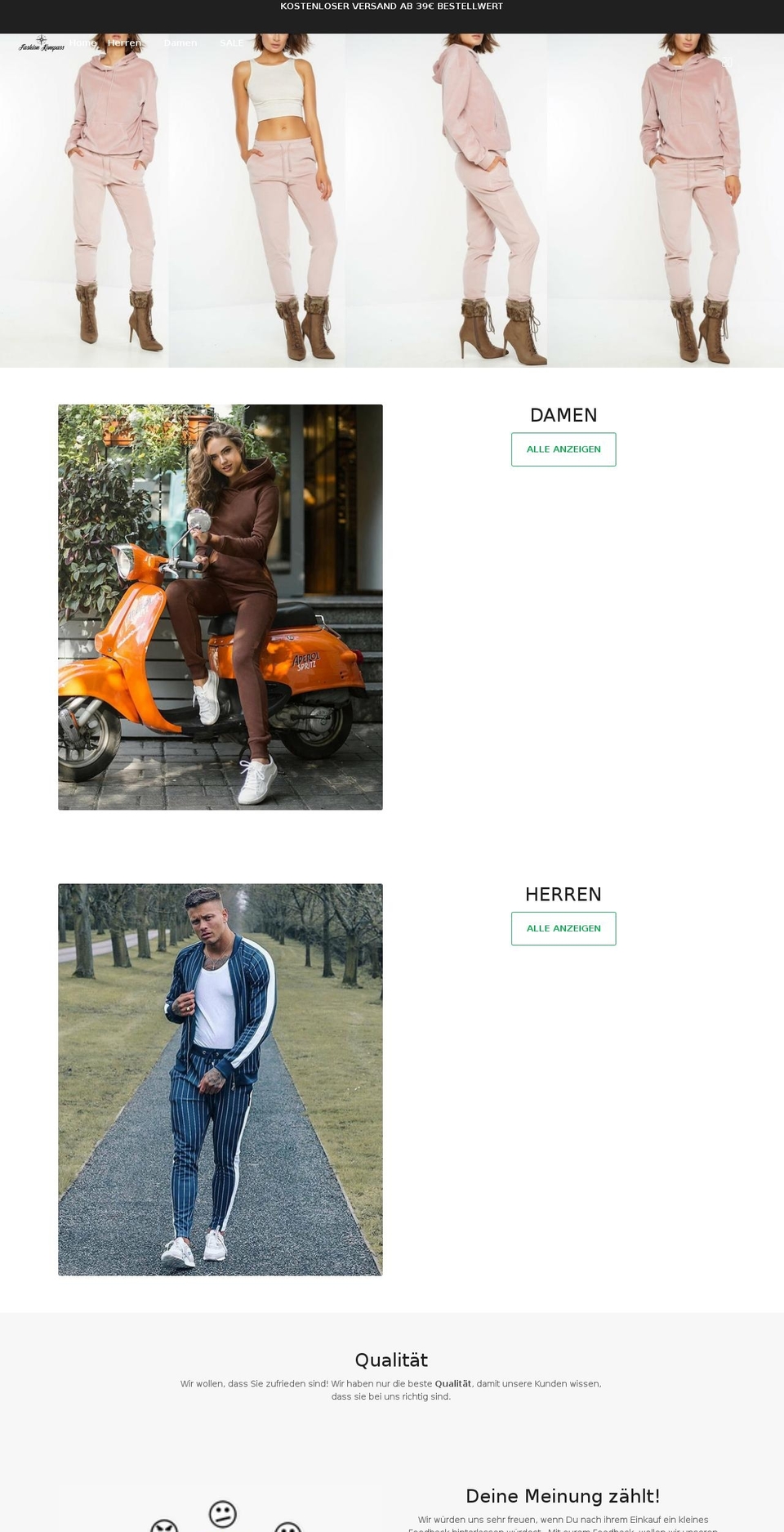 fashion-kompass.com shopify website screenshot