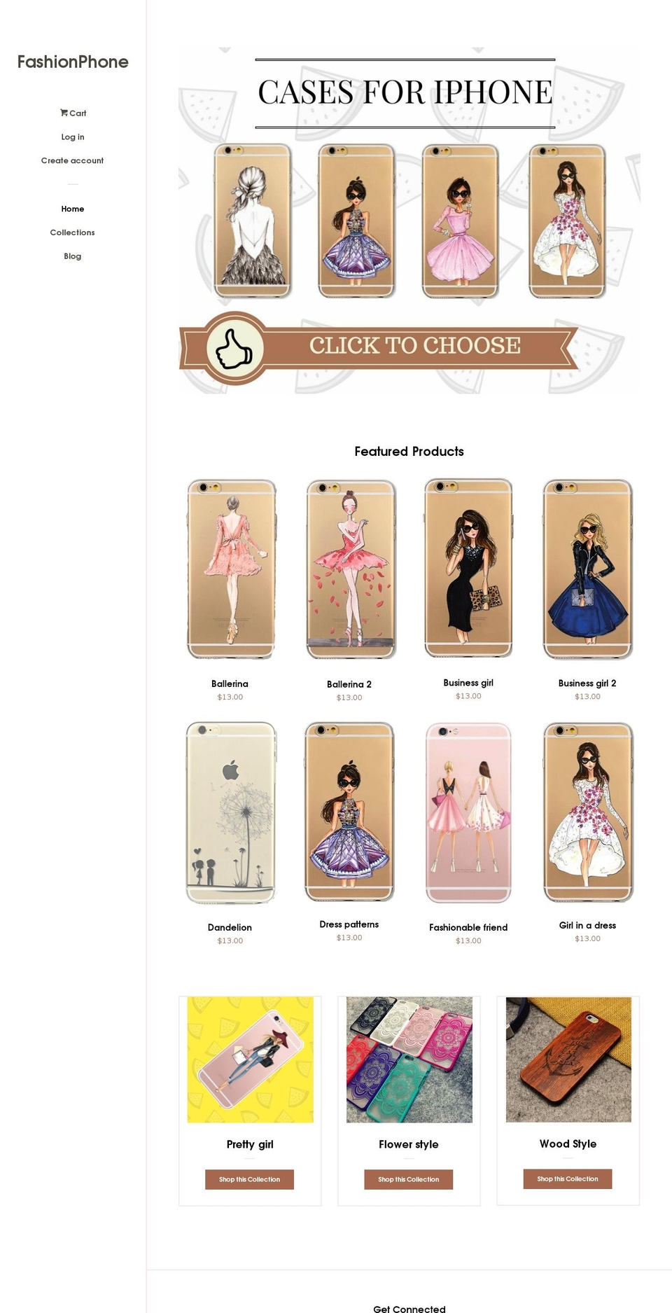 fashion-phone.com shopify website screenshot