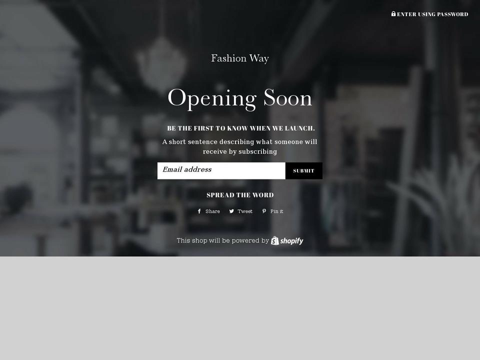 fashion-way.com — Shopify storefront screenshot