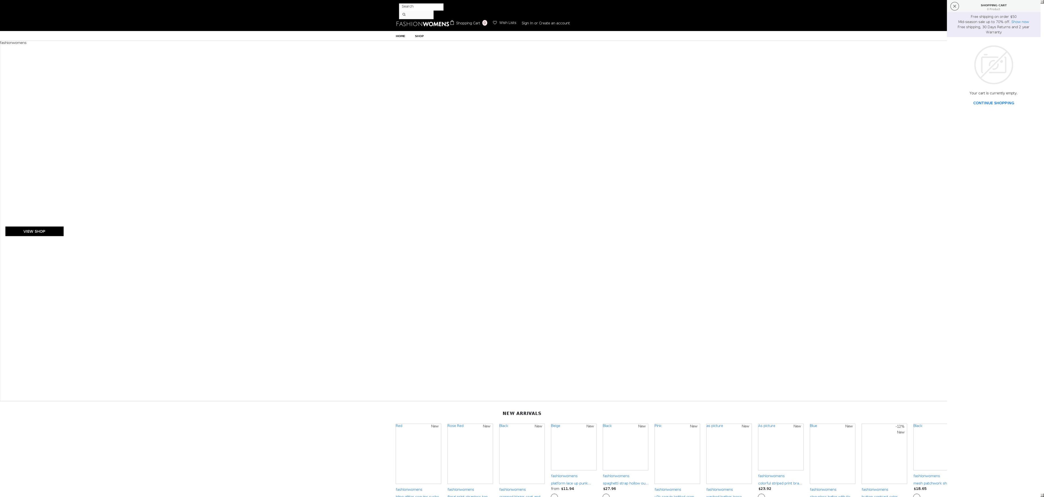 fashion-womens.com shopify website screenshot