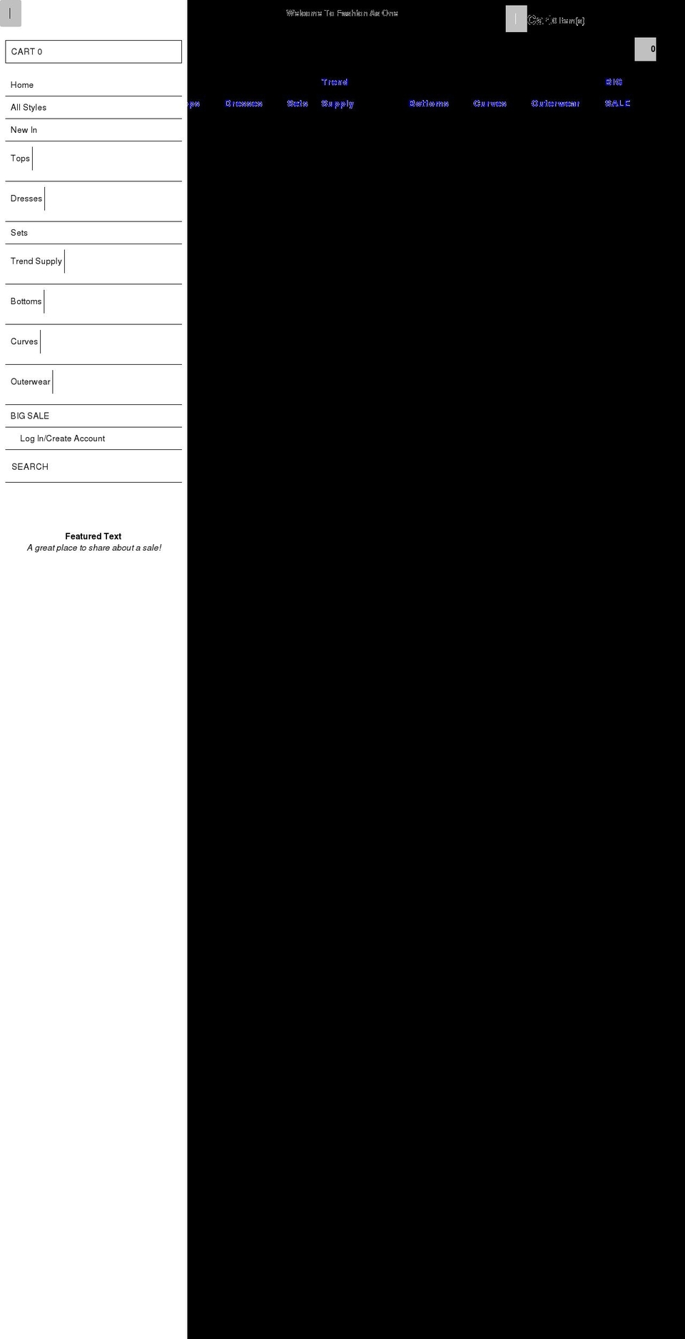 fashionasone.com shopify website screenshot