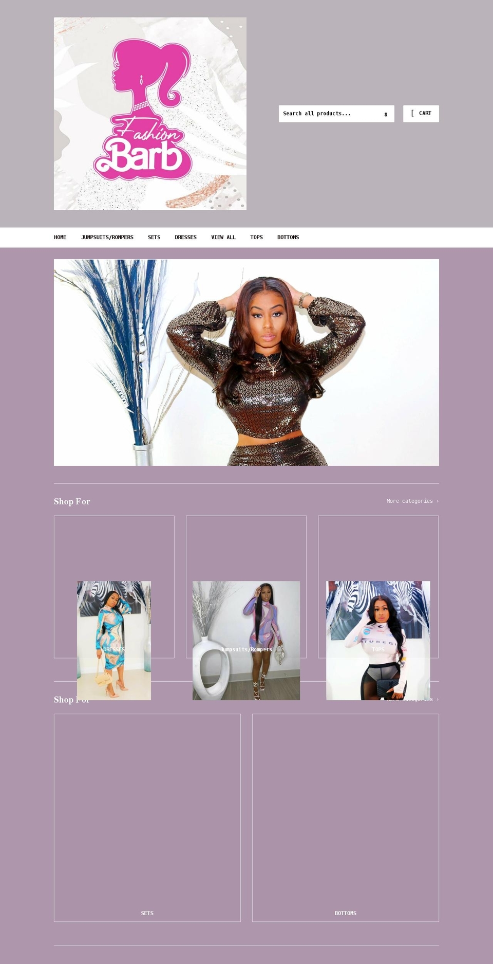 fashionbarb.com shopify website screenshot