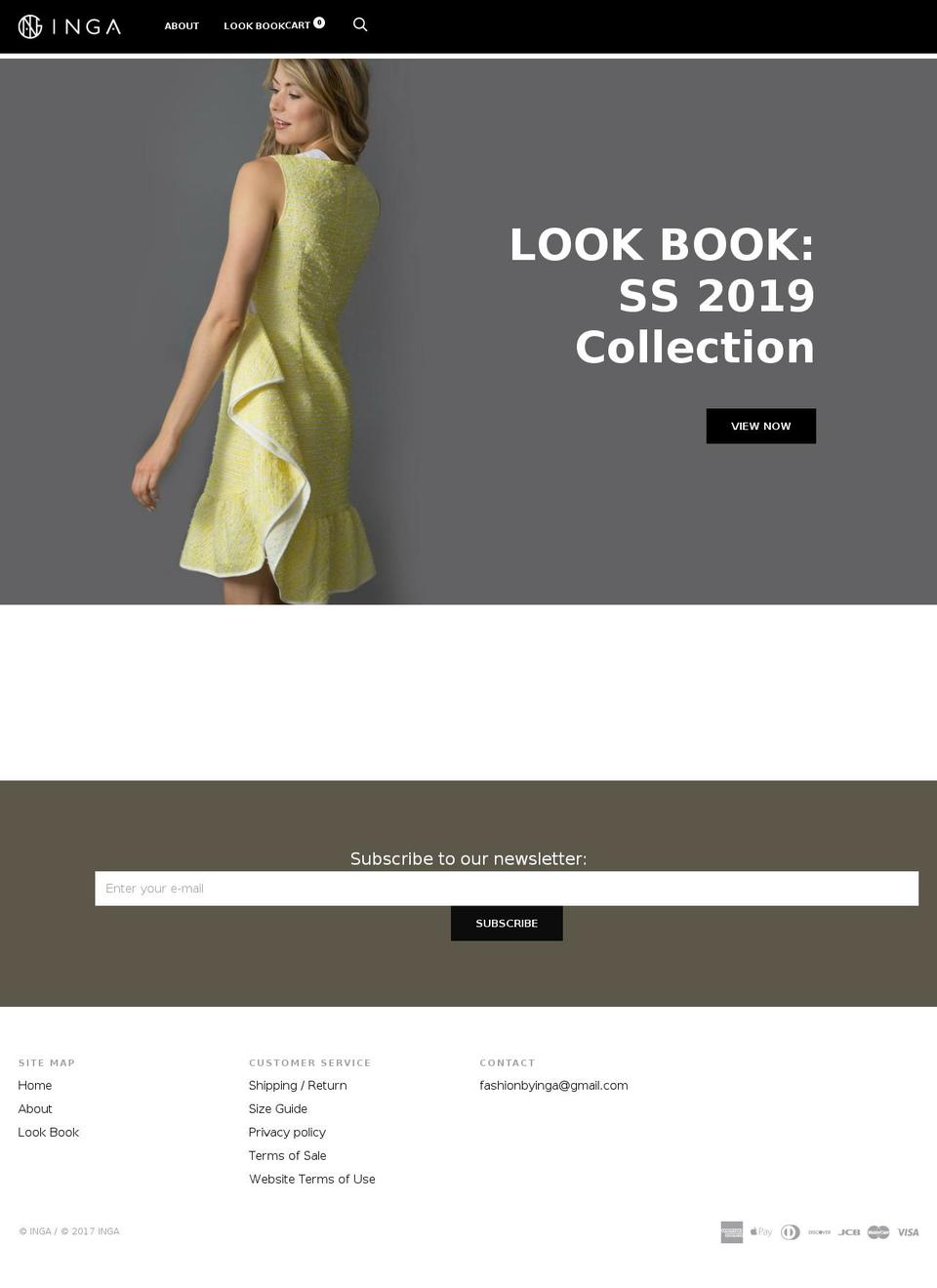 fashionbyinga.com — Shopify storefront screenshot