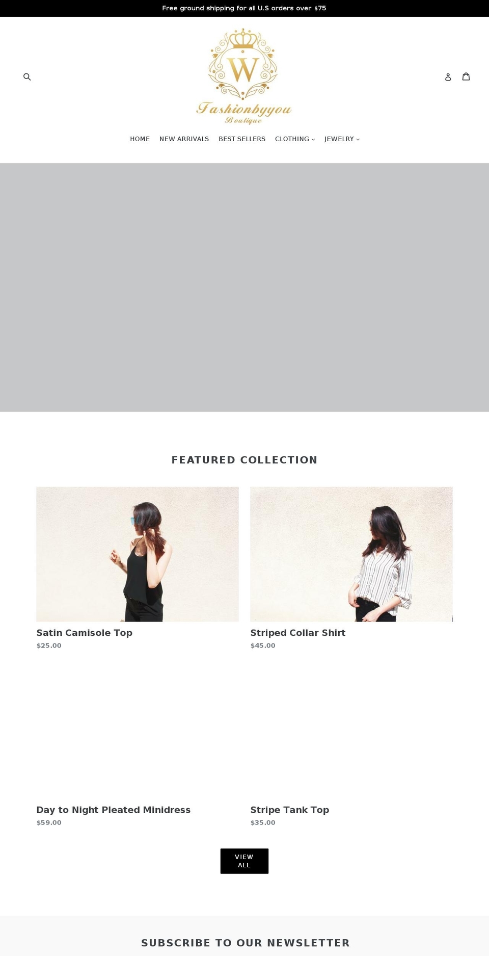 fashionbyyou.com — Shopify storefront screenshot