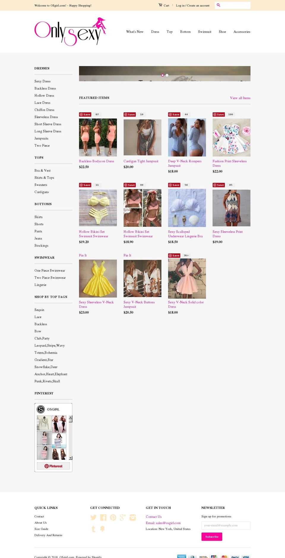 fashioncl.myshopify.com shopify website screenshot
