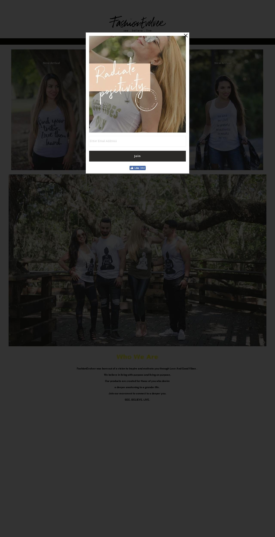 fashionevolver.com — Shopify storefront screenshot
