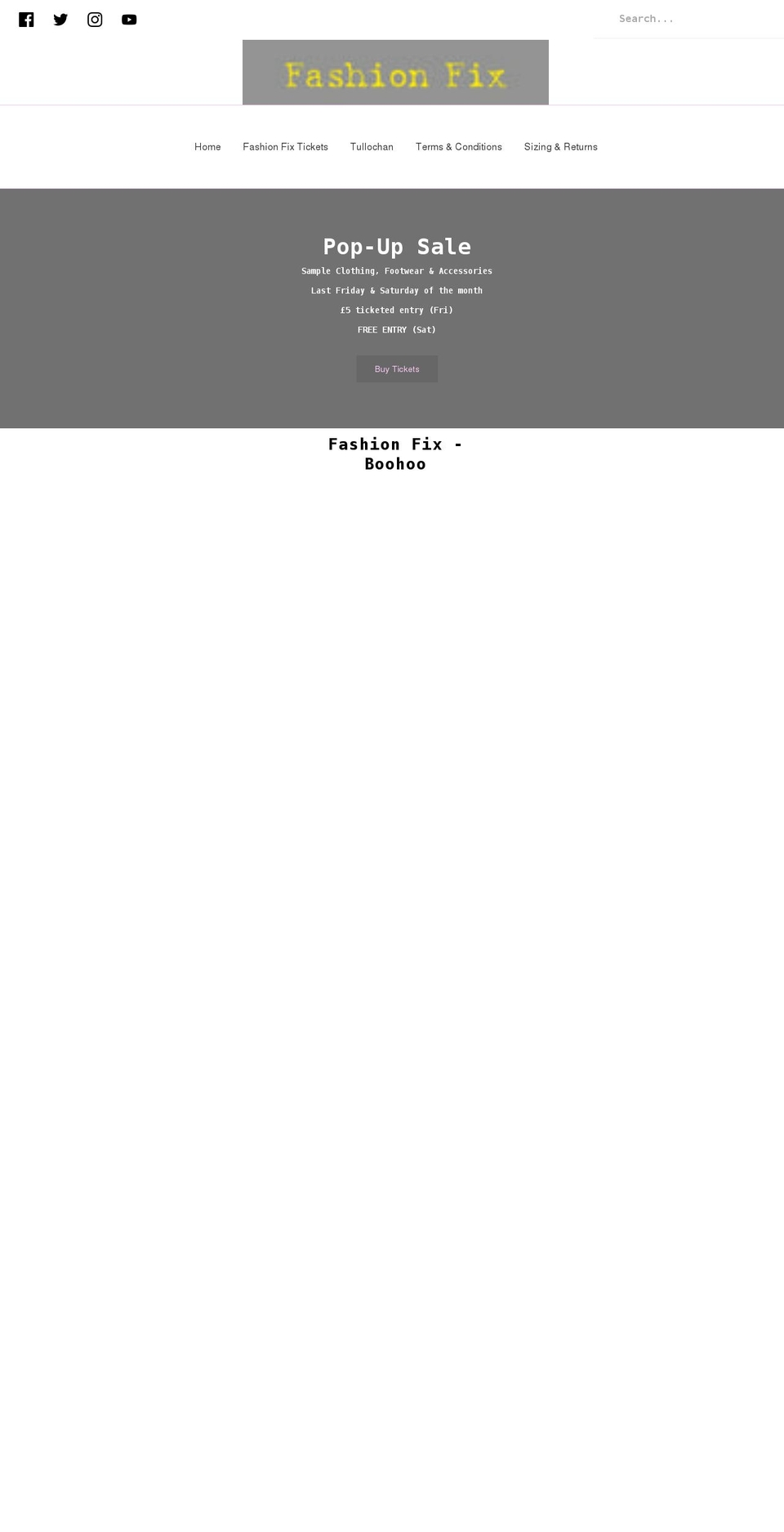 fashionfix.org shopify website screenshot