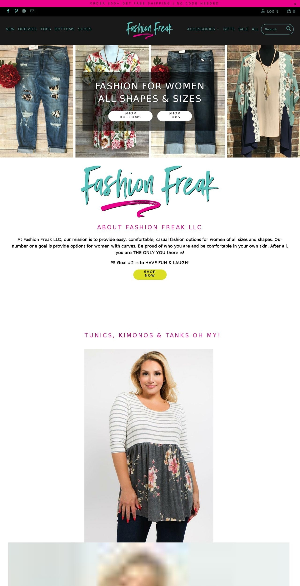 Turbo-florence Shopify theme site example fashionfreakllc.com