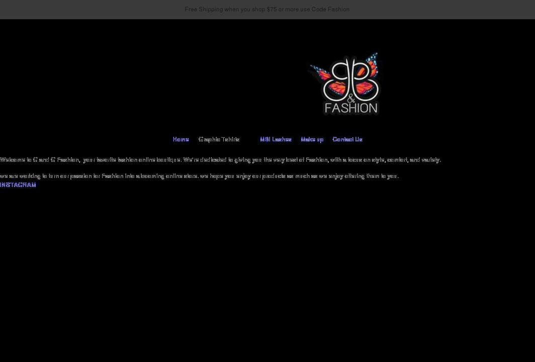 fashiongandg.com shopify website screenshot