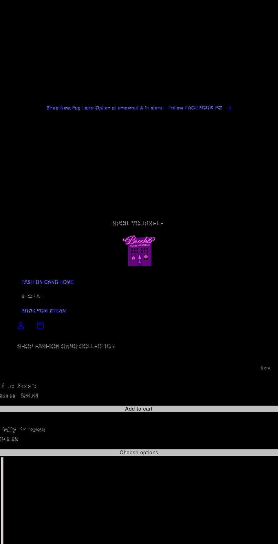 fashiongang.com shopify website screenshot