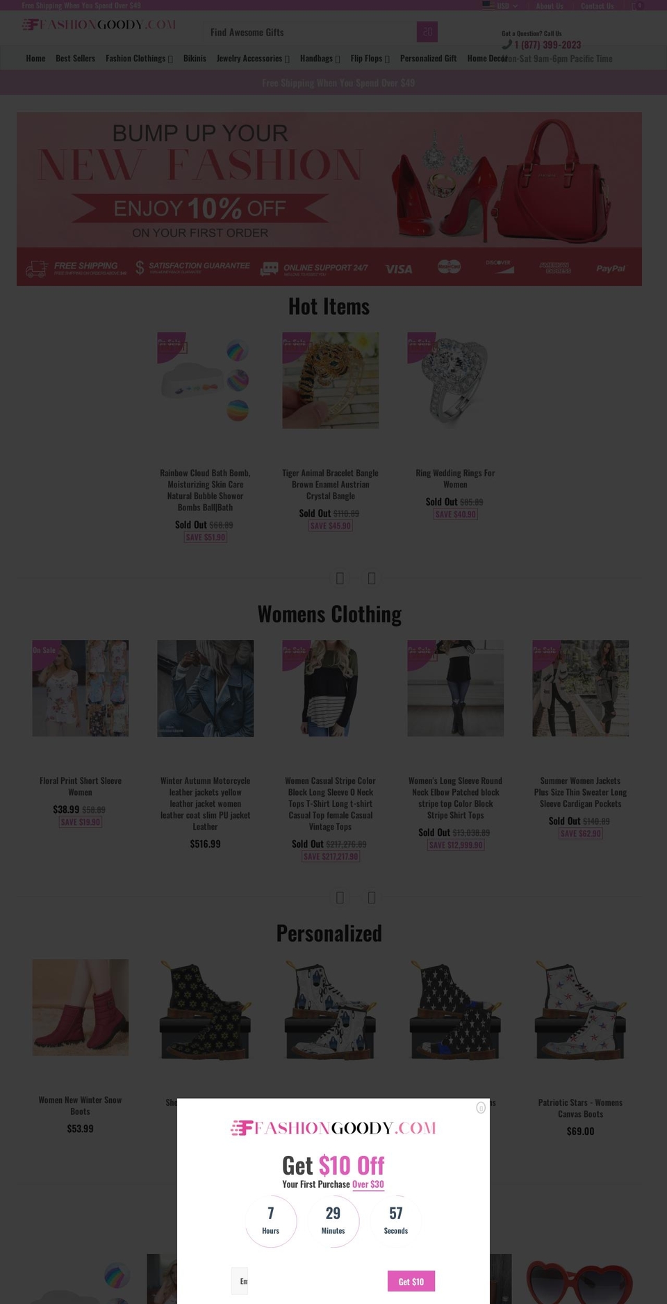 fashiongoody.com shopify website screenshot