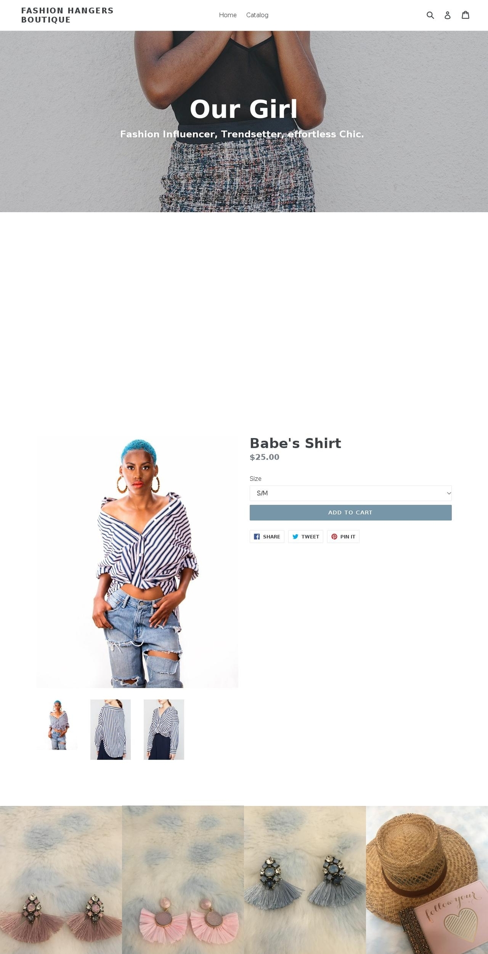 fashionhangersboutique.com — Shopify storefront screenshot