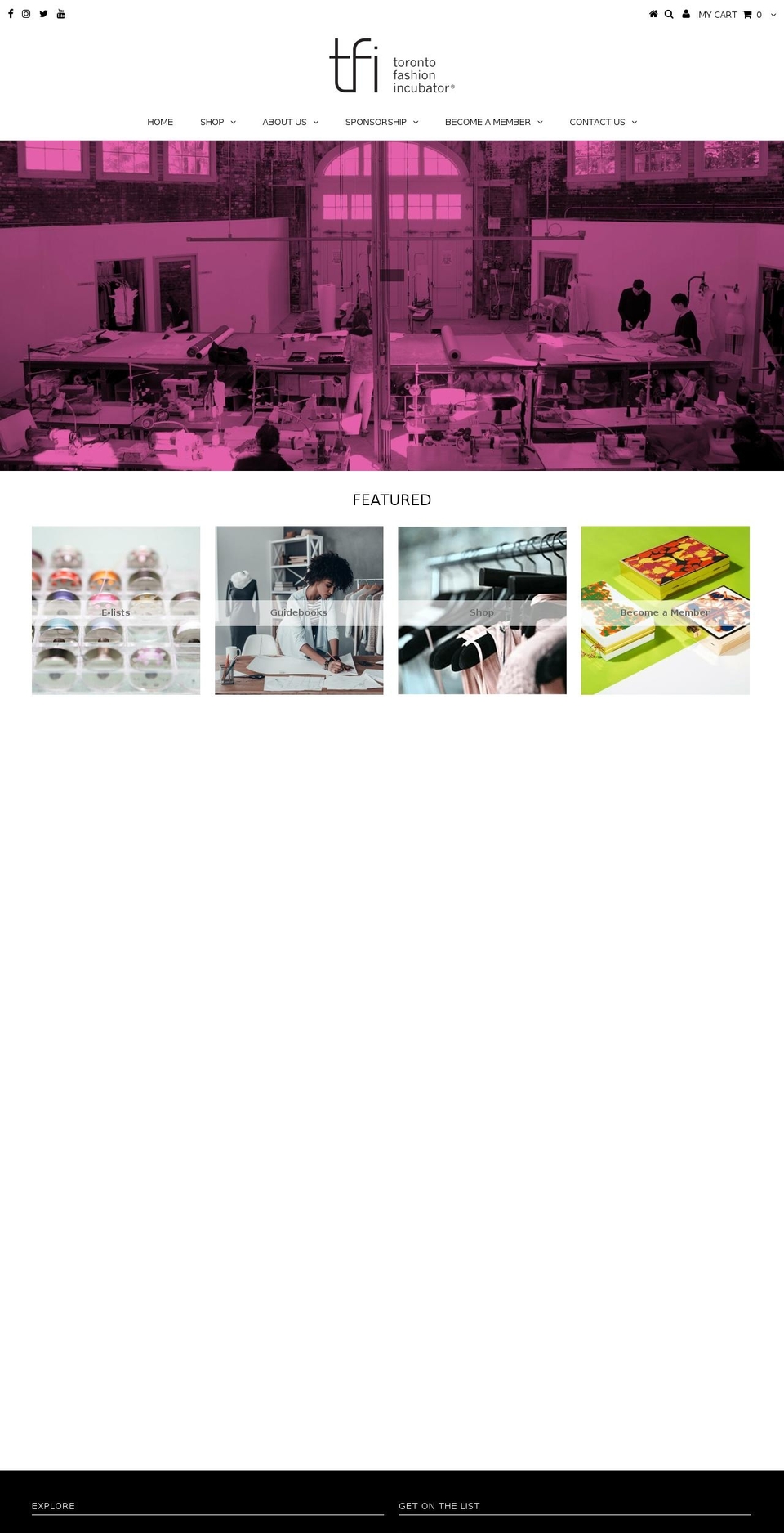 fashionincubator.com shopify website screenshot