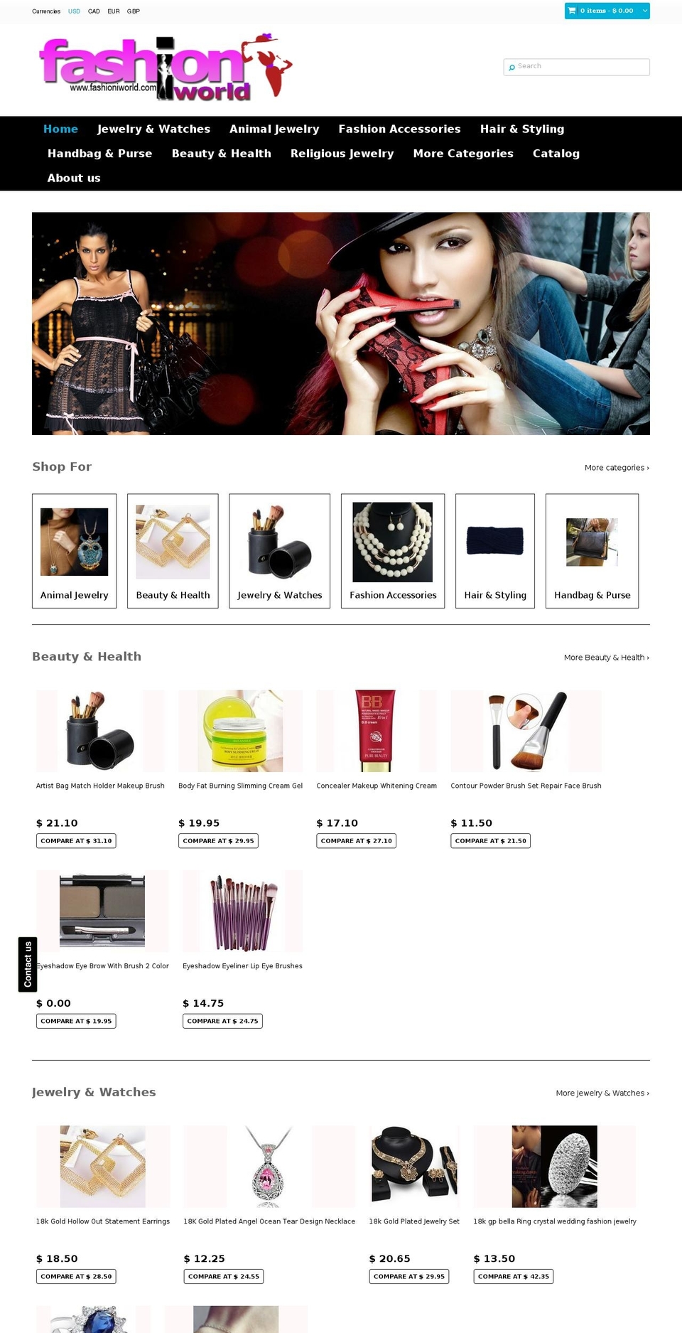 extreme-theme-updated Shopify theme site example fashioniworld.com