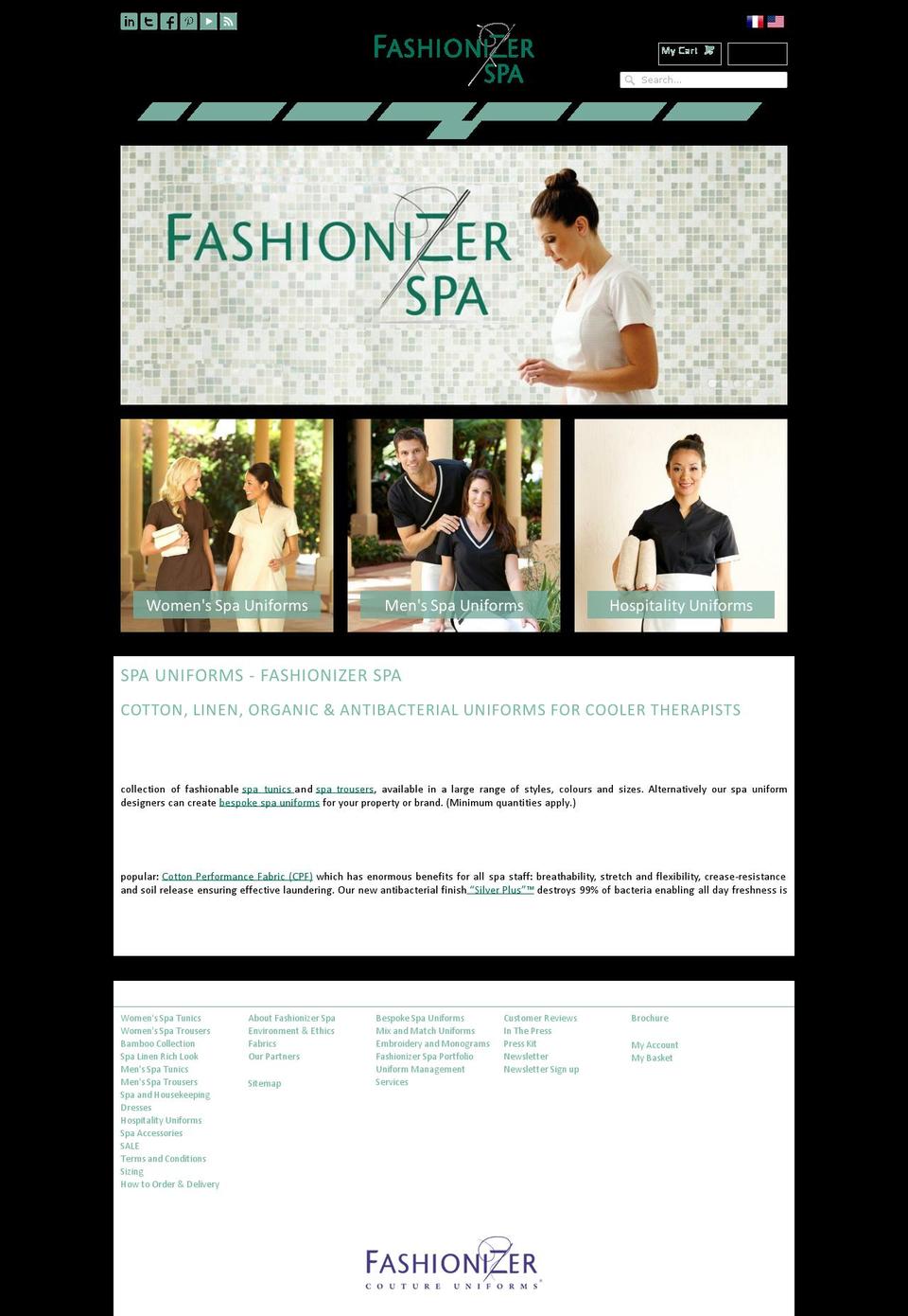 fashionizerspa.com shopify website screenshot