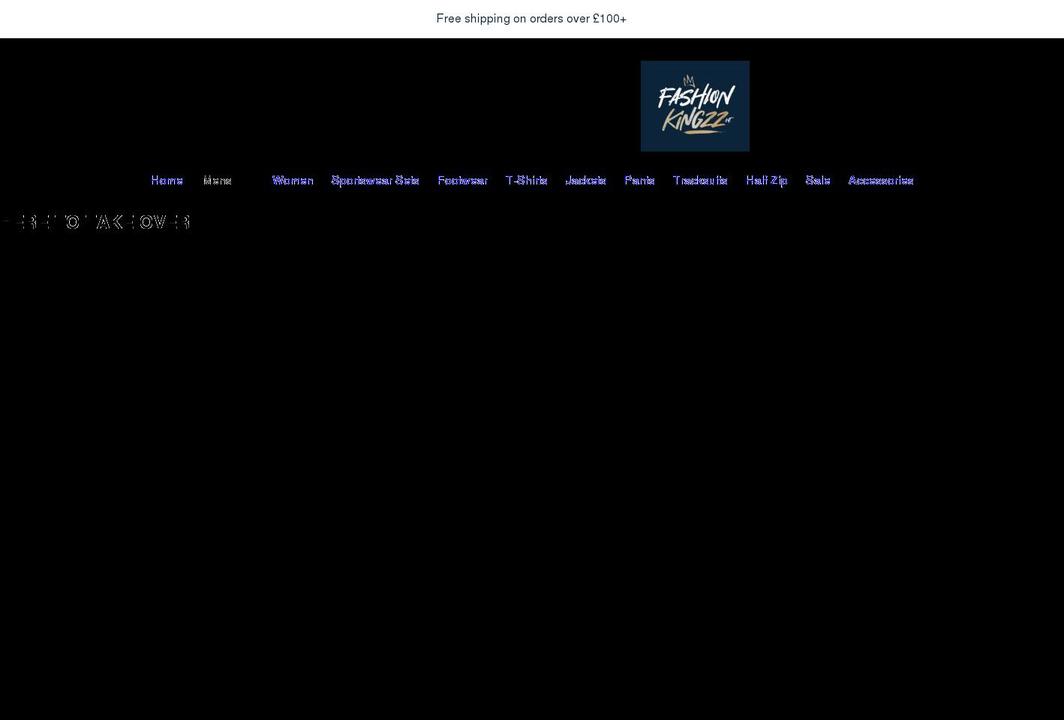 fashionkingzz.co.uk shopify website screenshot
