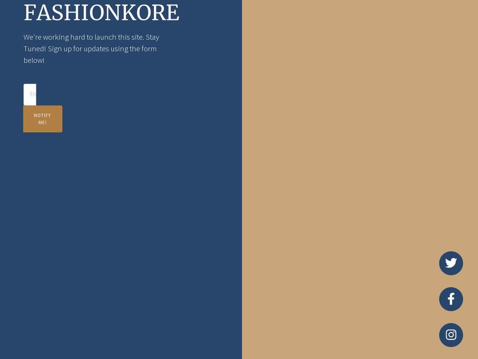 fashionkore.com — Shopify storefront screenshot
