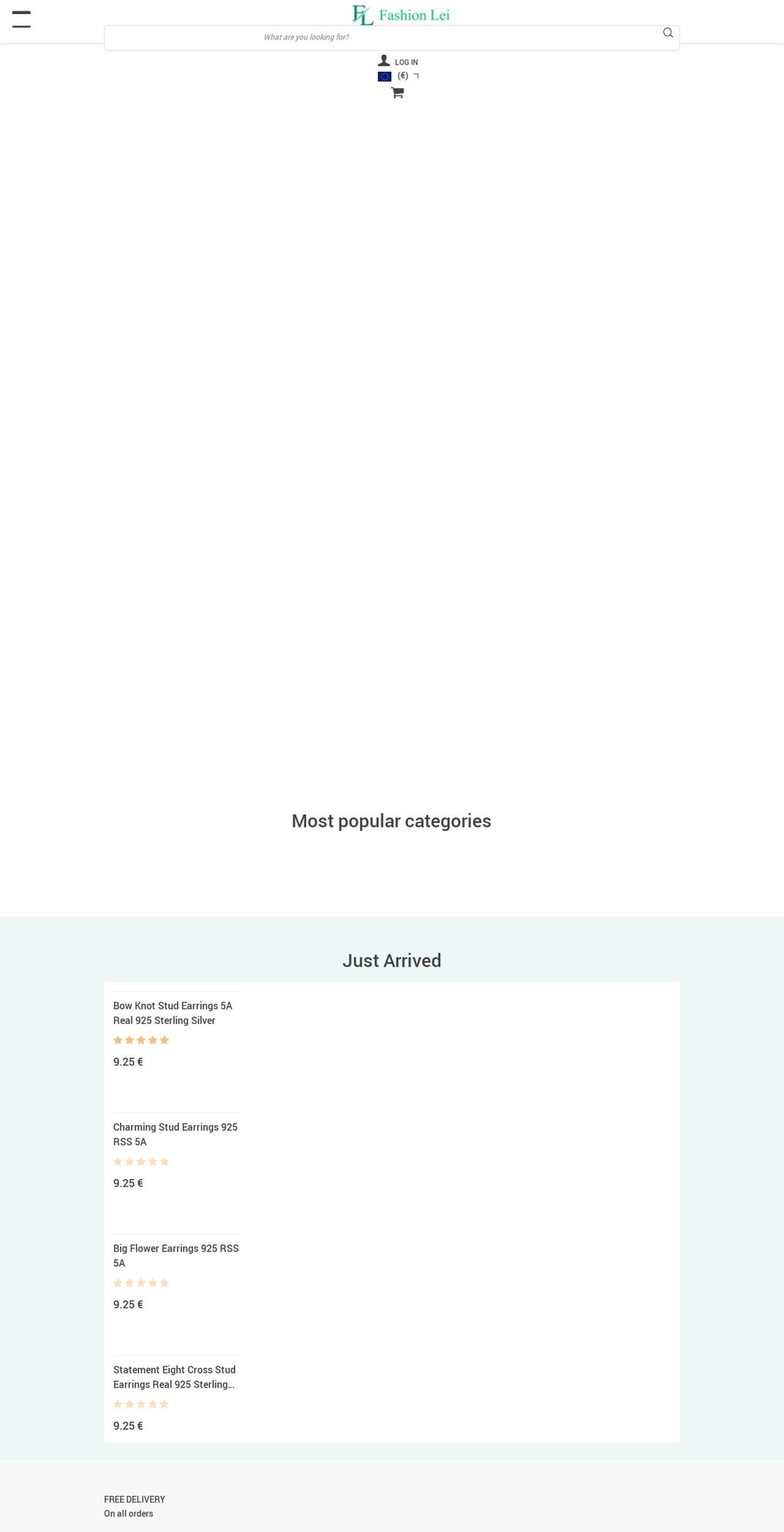 fashionlei.com — Shopify storefront screenshot