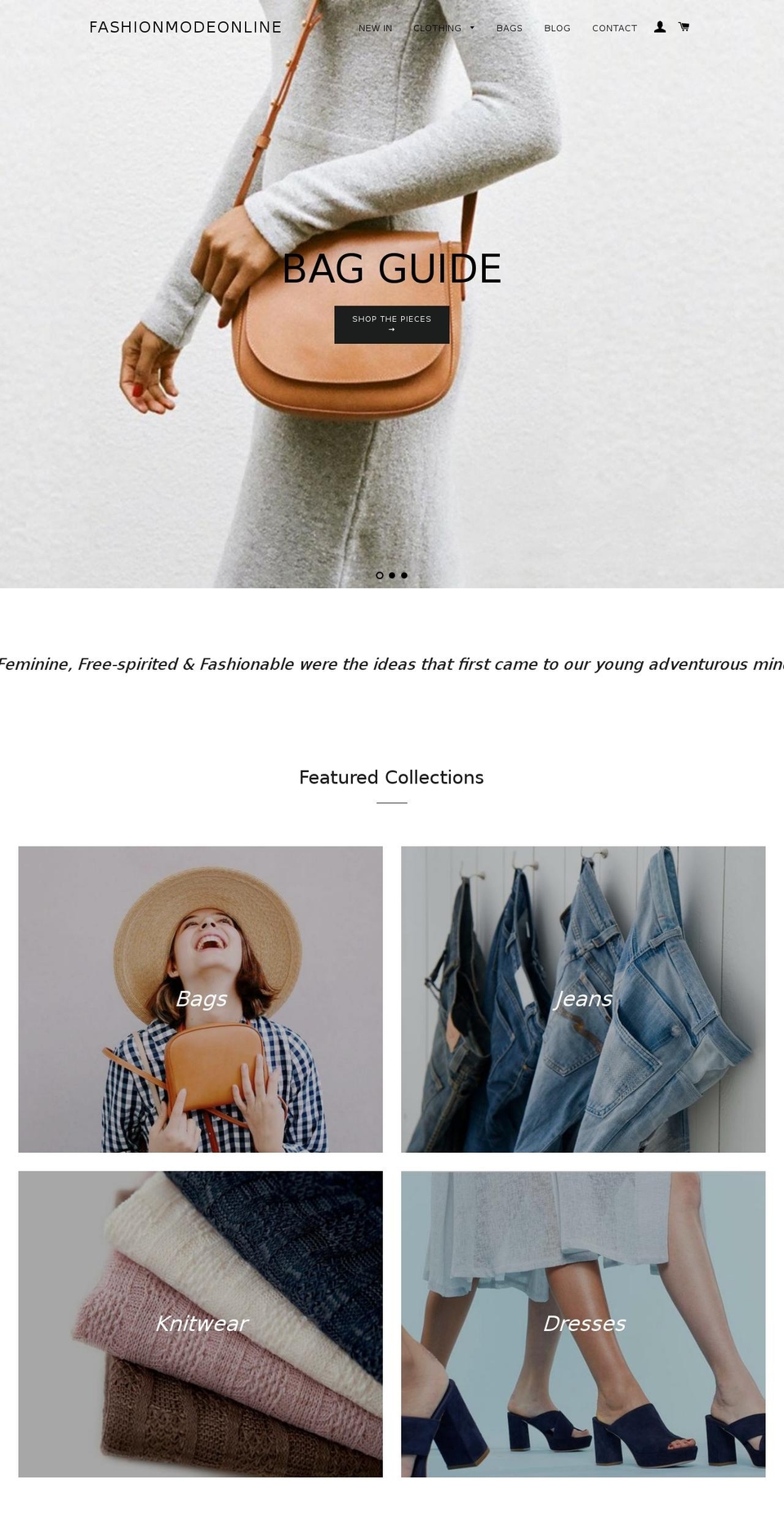 fashionmodeonline.com — Shopify storefront screenshot