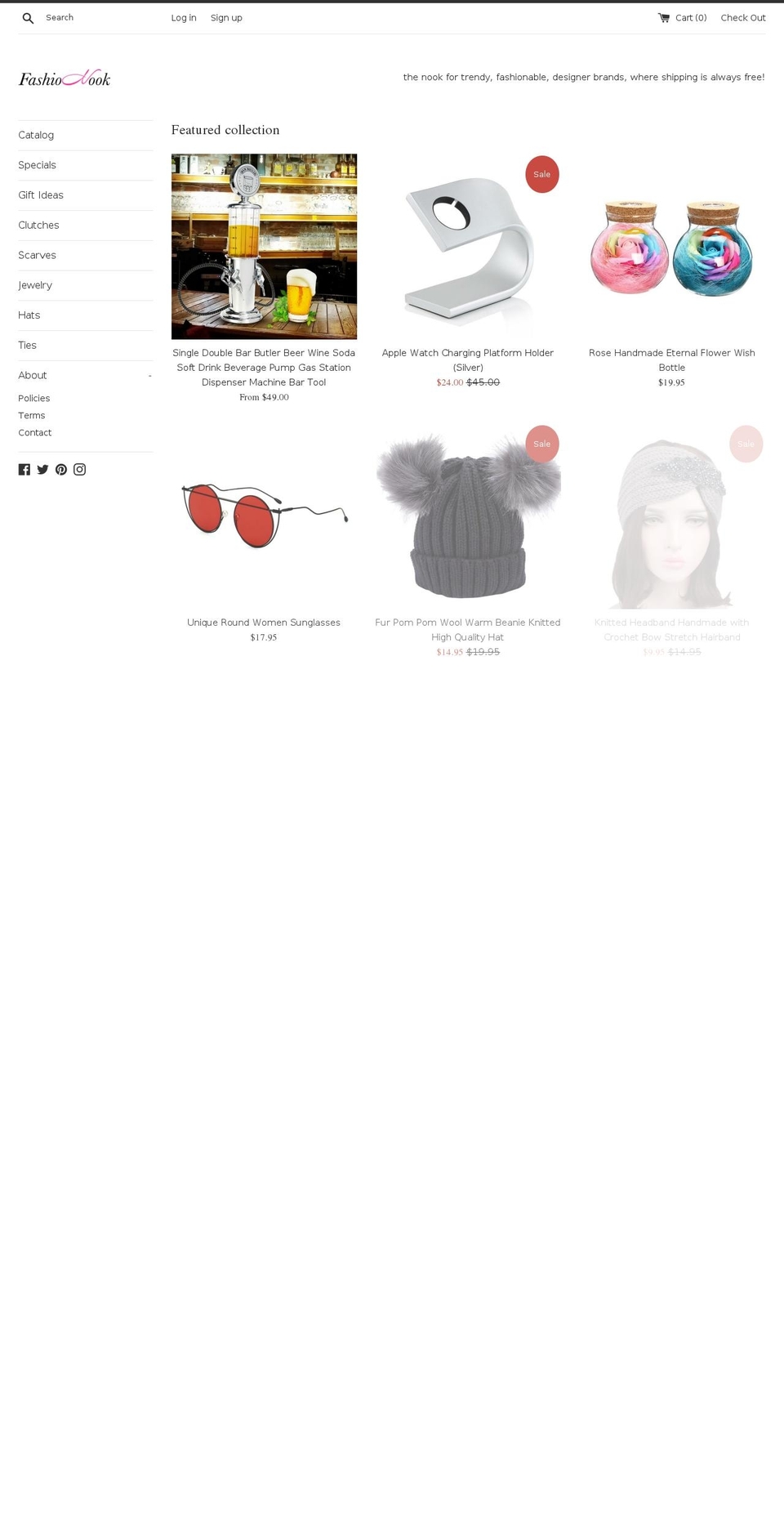 fashionook.com — Shopify storefront screenshot