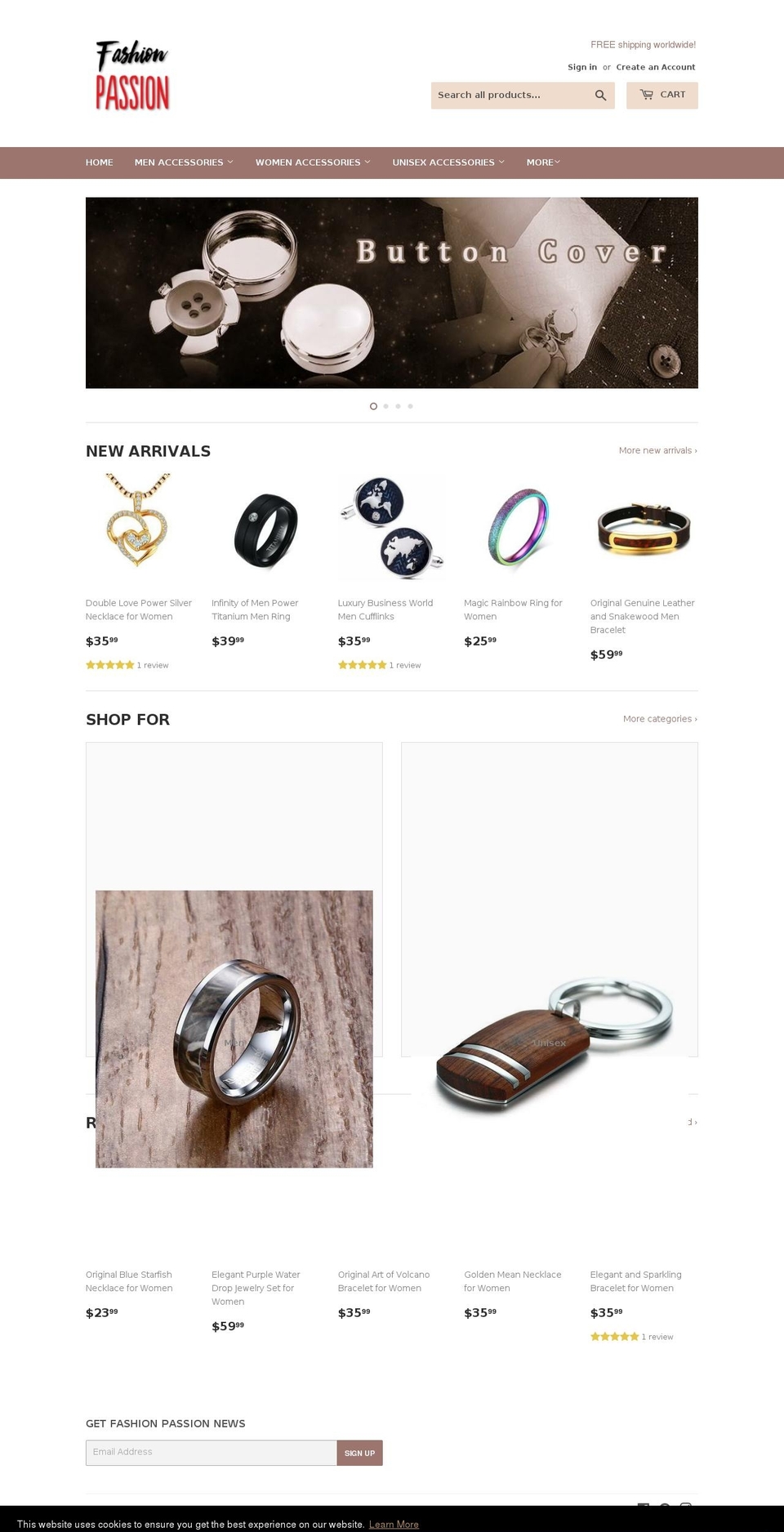 fashionpassion.eu shopify website screenshot